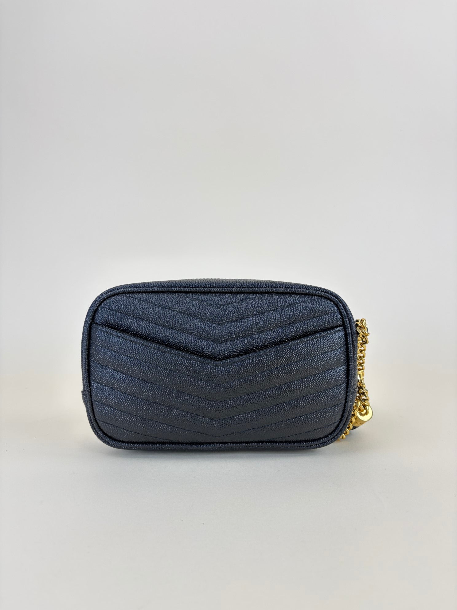 ysl black quilted leather mini Lou camera crossbody