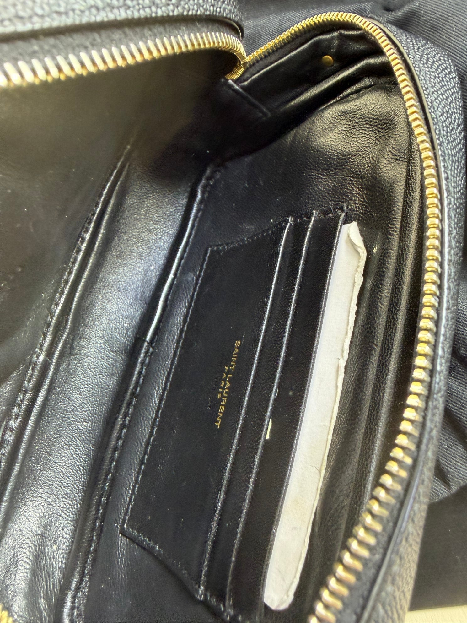 ysl black quilted leather mini Lou camera crossbody