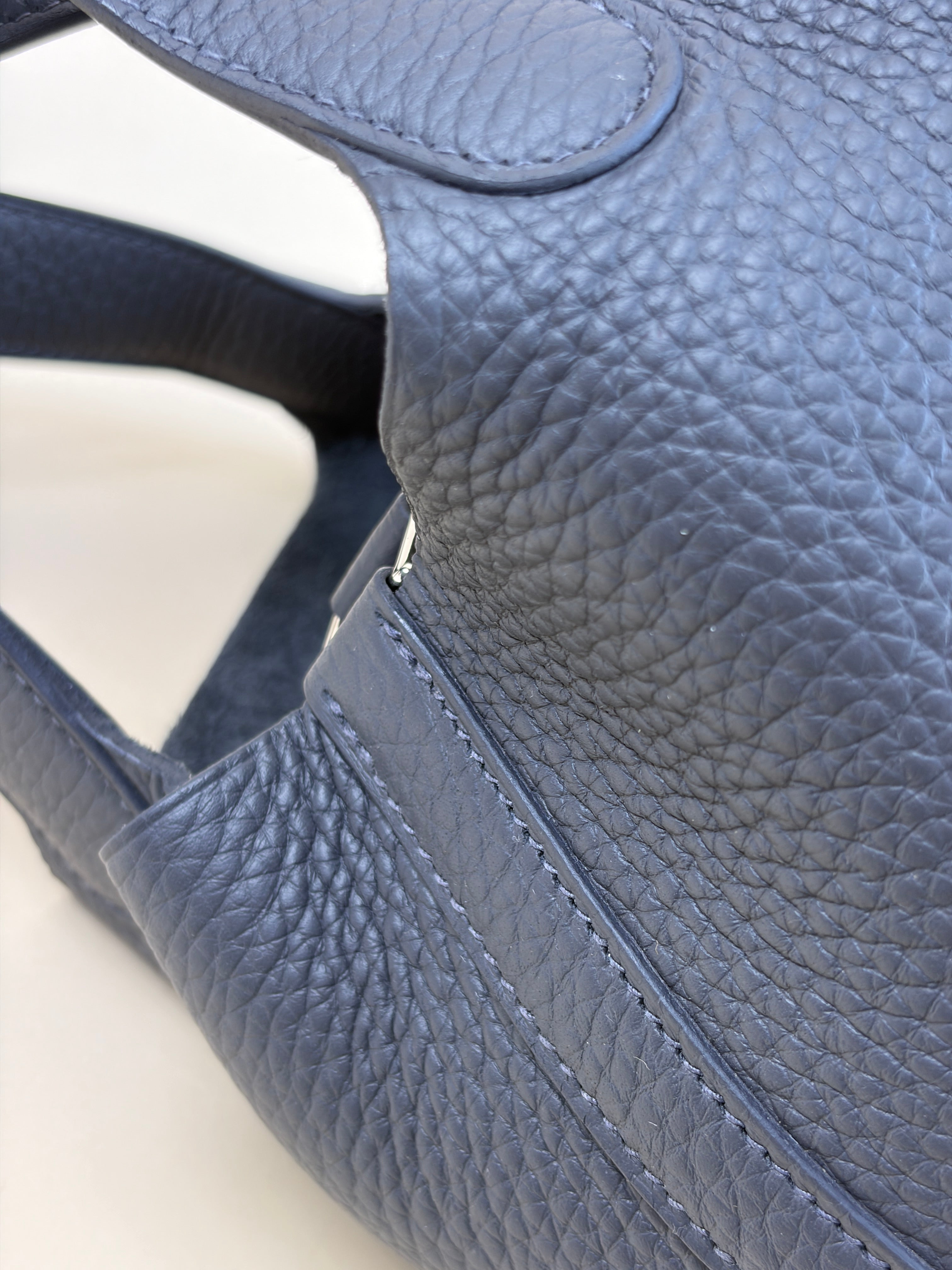 Hermes Gris Misty Picotin Lock 18 Bag