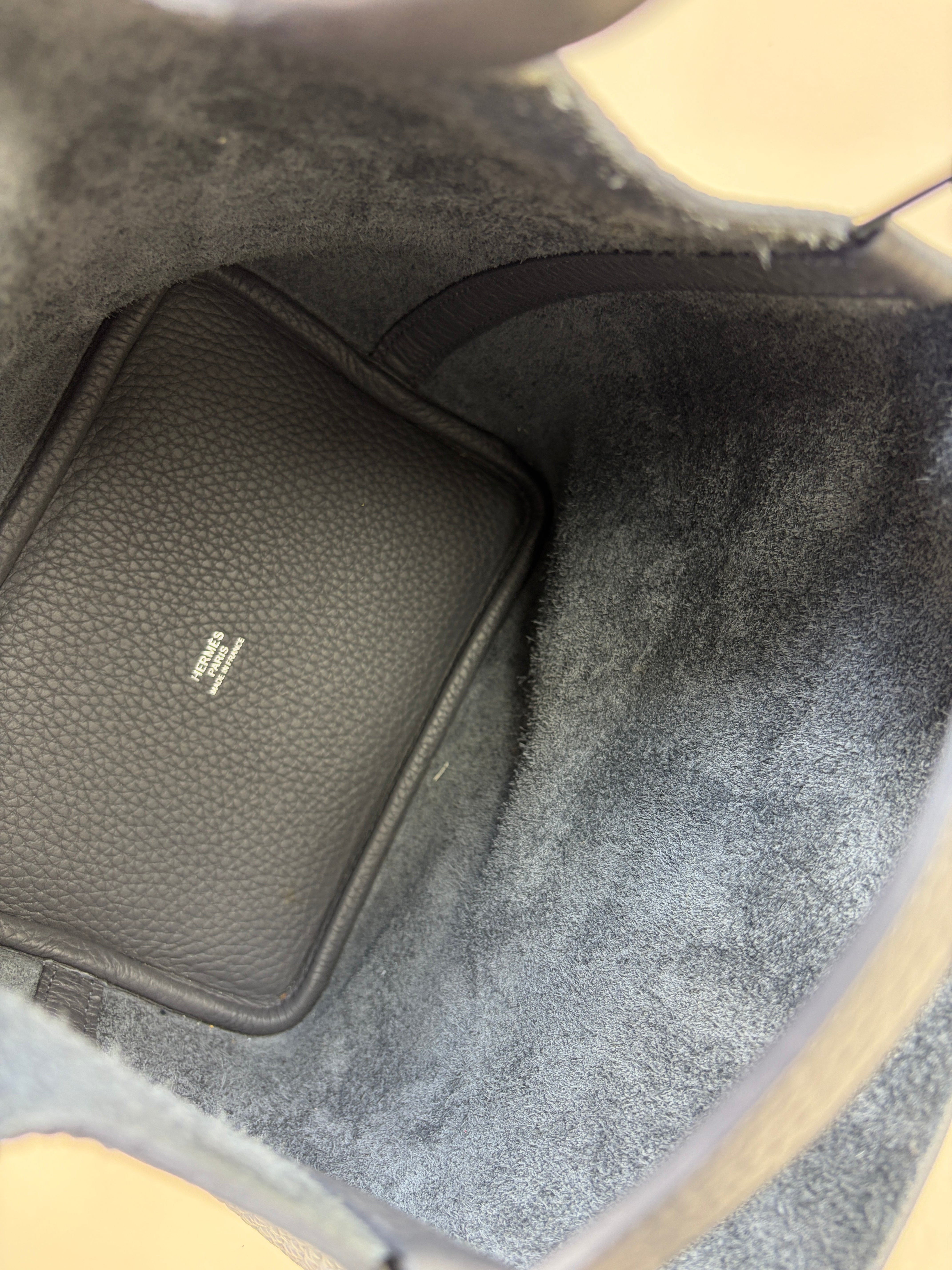 Hermes Gris Misty Picotin Lock 18 Bag