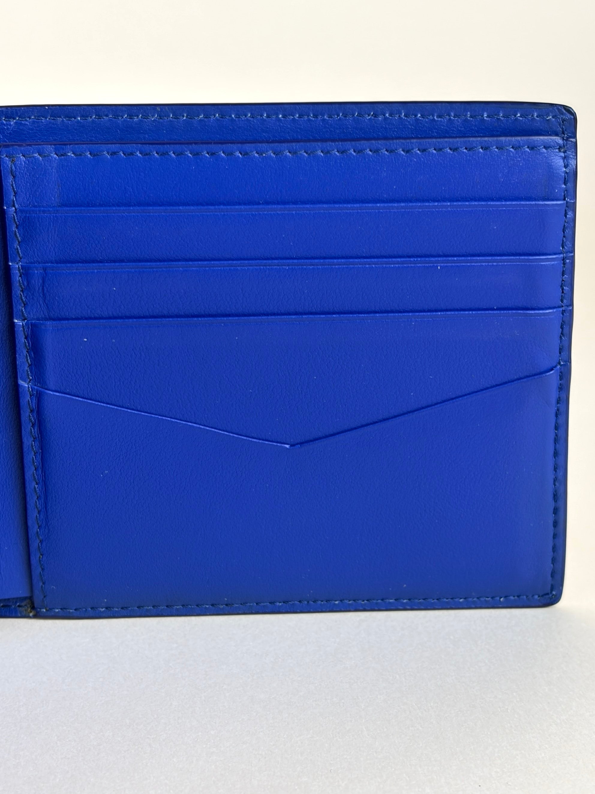 Givenchy Blue Ocean 4G Embossed Bifold Wallet