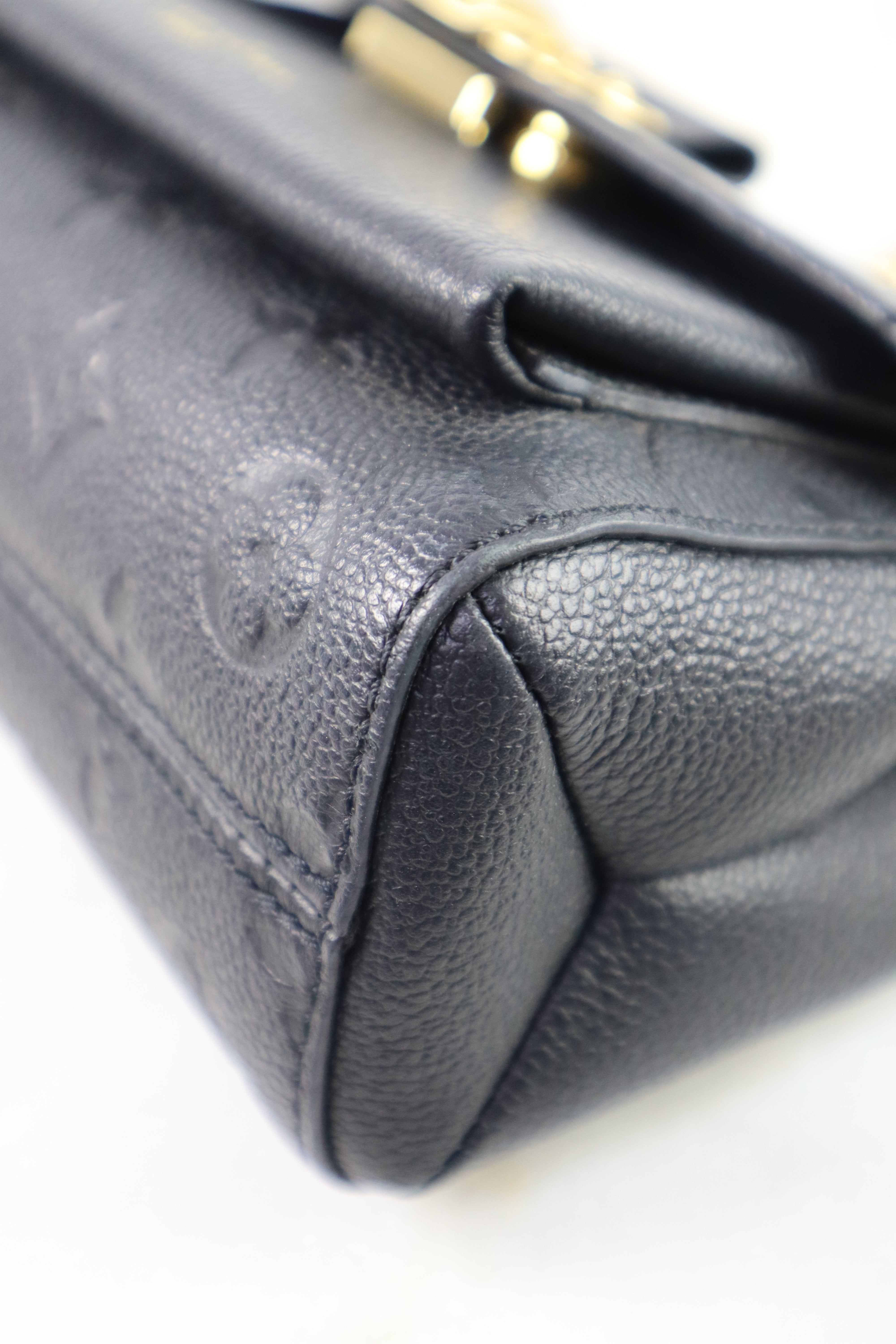 Louis Vuitton Black Monogram Empreinte Vavin BB Bag