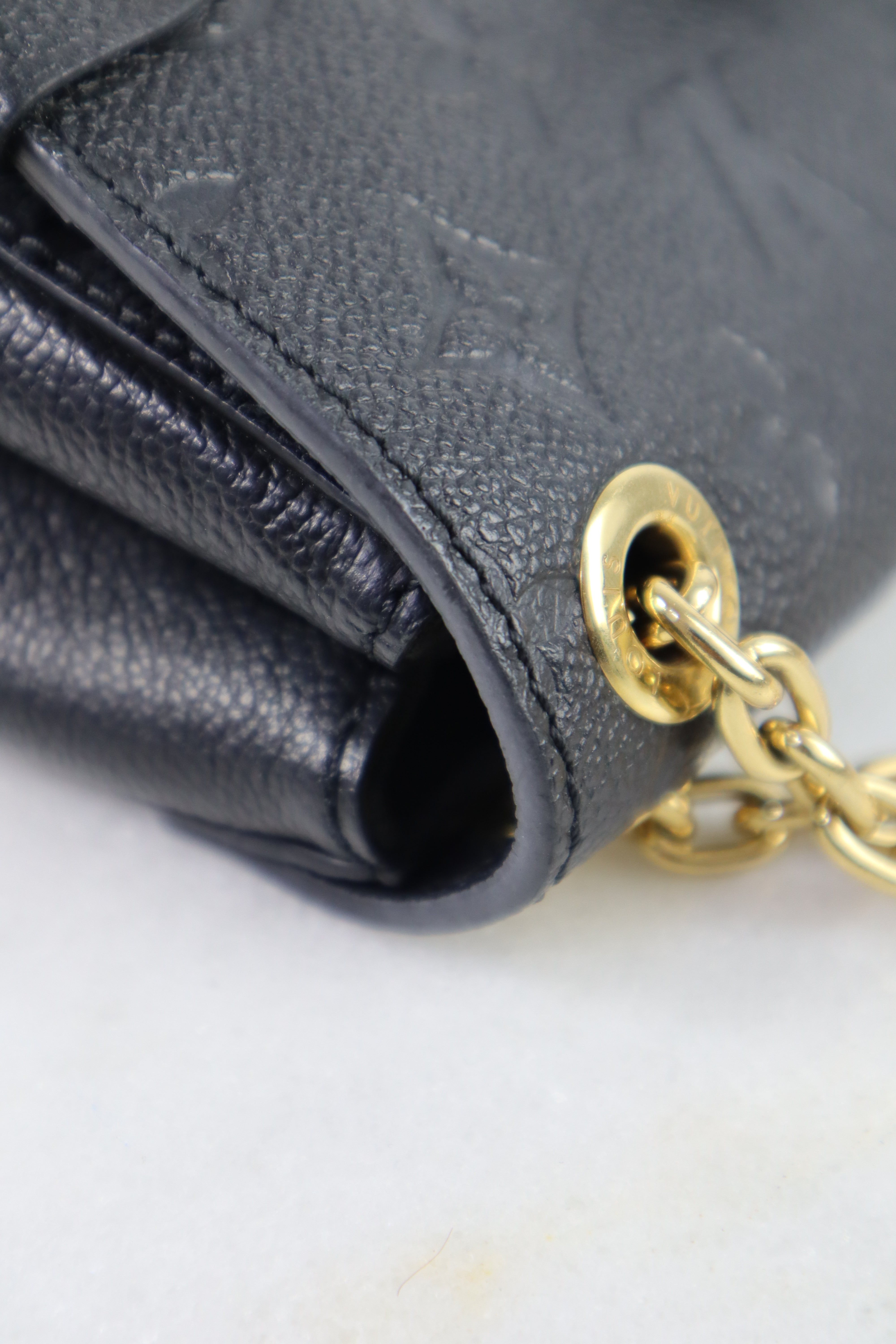 Louis Vuitton Black Monogram Empreinte Vavin BB Bag
