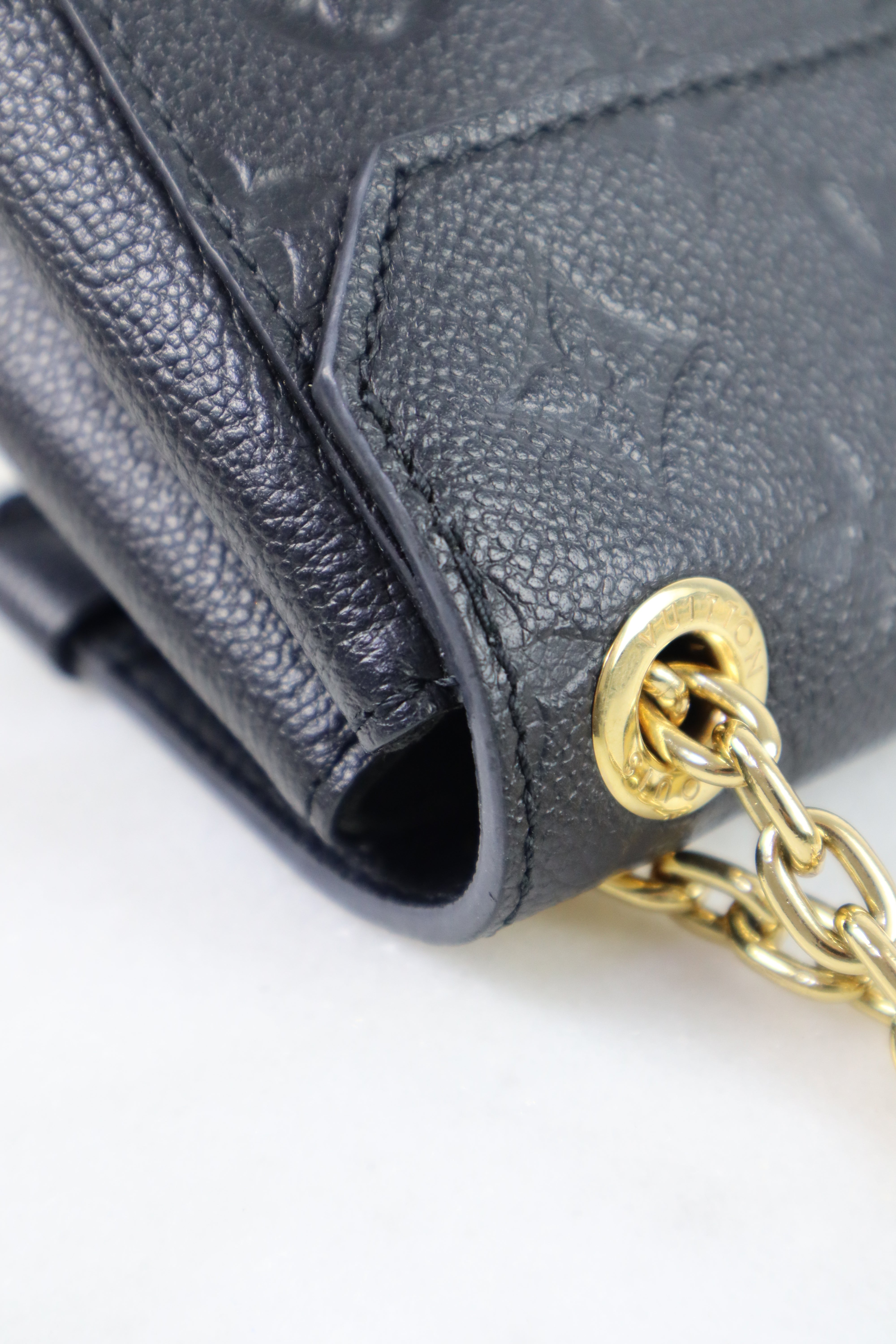 Louis Vuitton Black Monogram Empreinte Vavin BB Bag