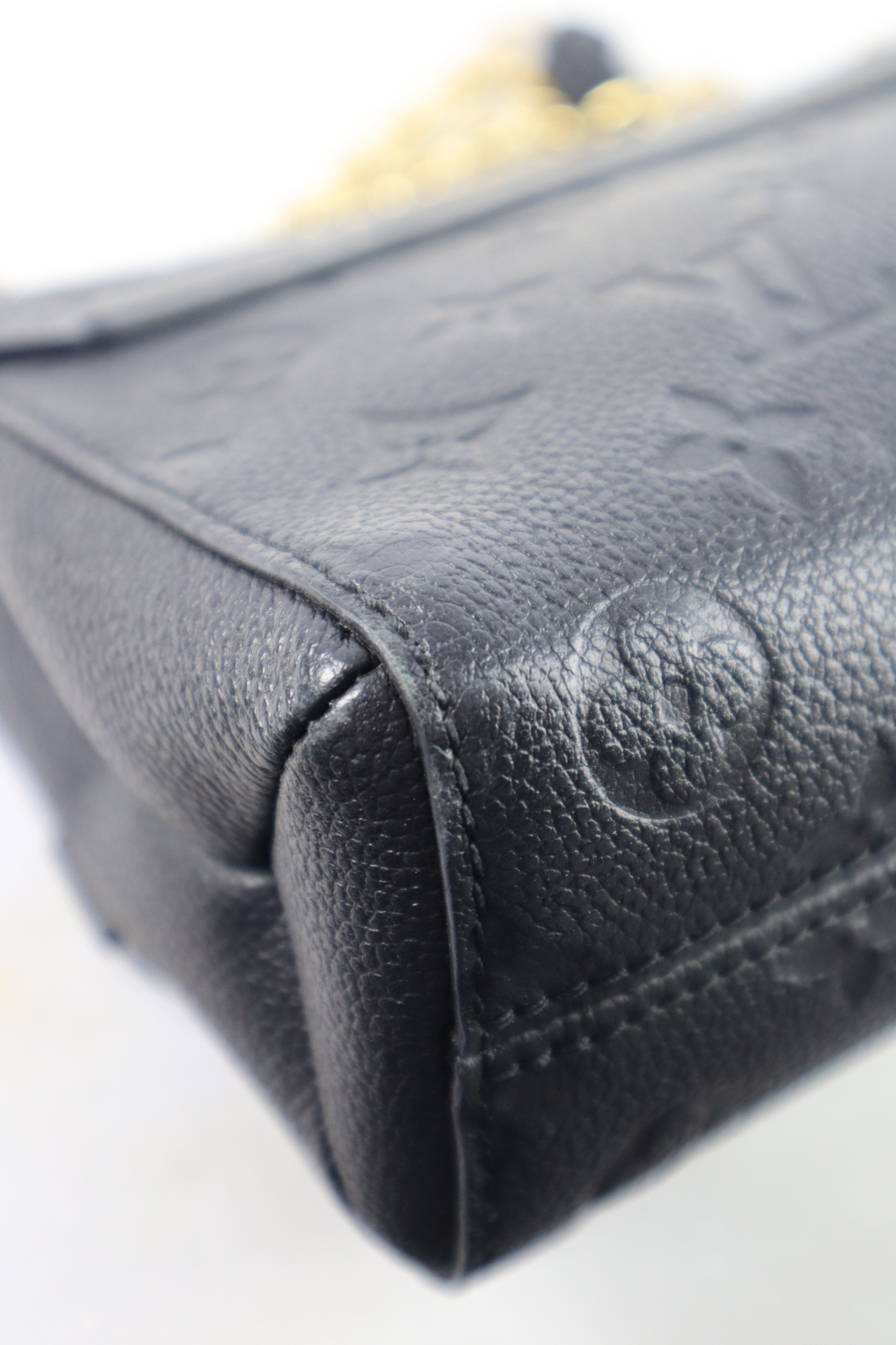 Louis Vuitton Black Monogram Empreinte Vavin BB Bag