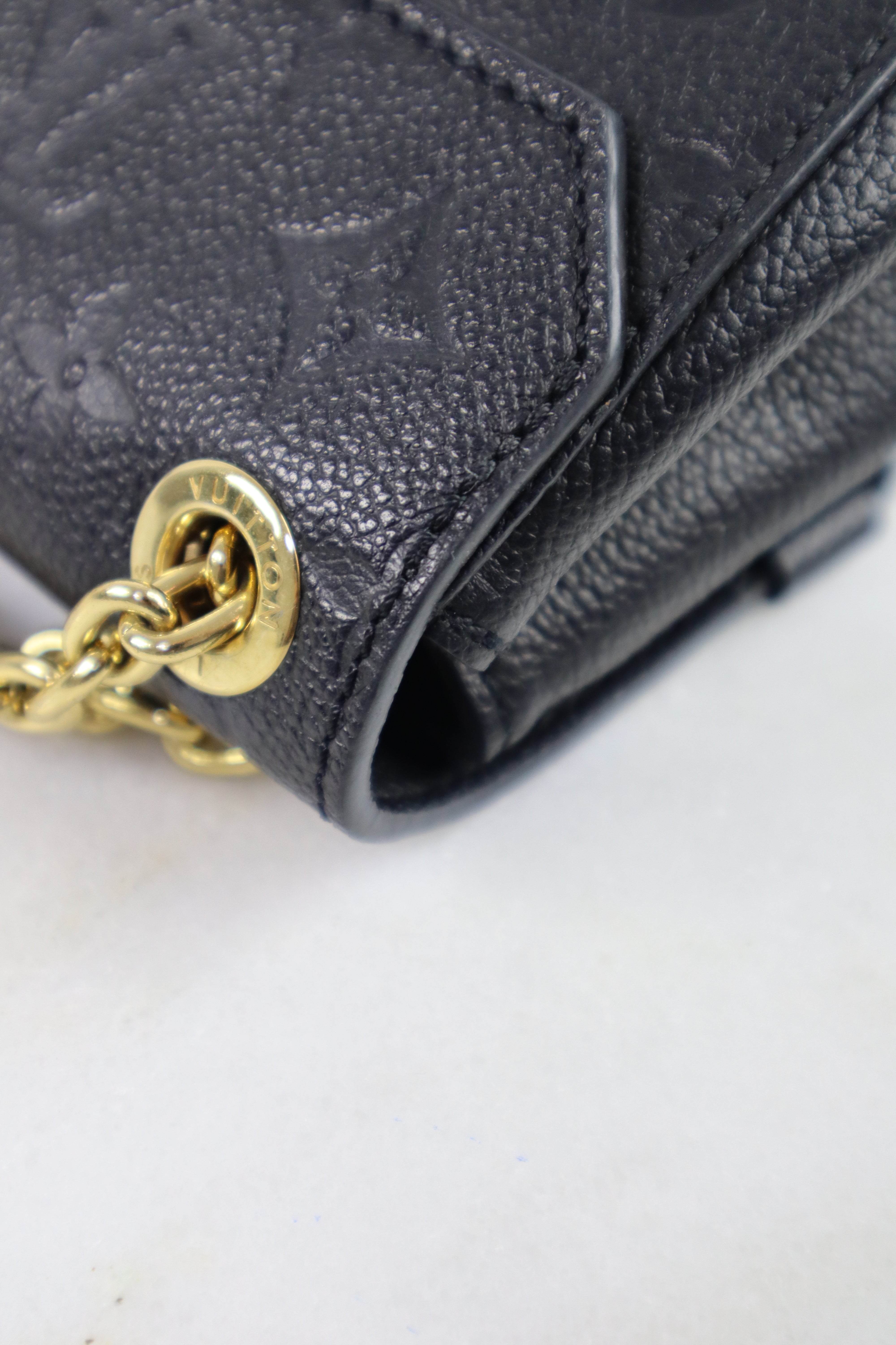 Louis Vuitton Black Monogram Empreinte Vavin BB Bag