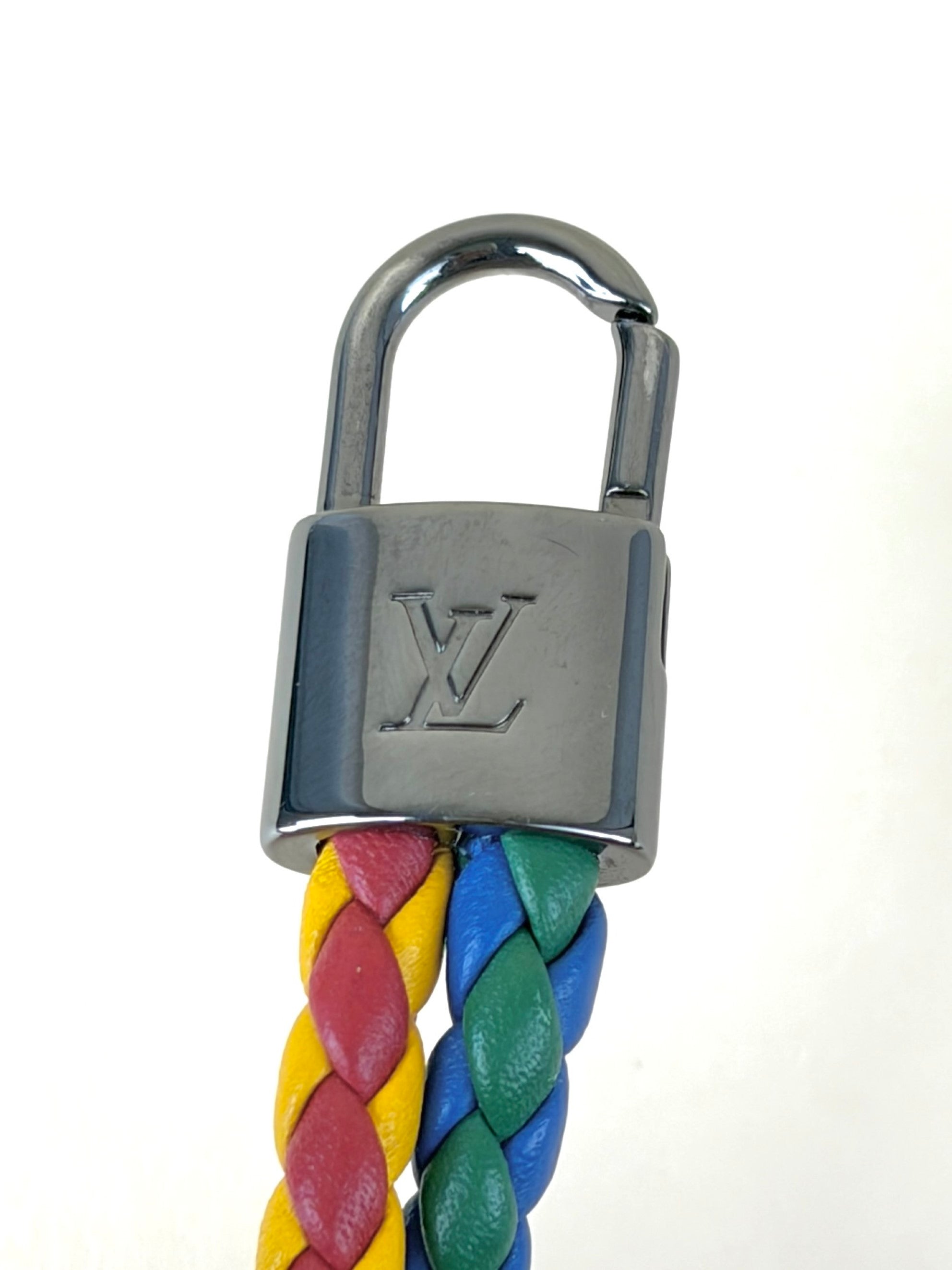 Louis Vuitton Multicolor Braided Twin Locks Bracelet