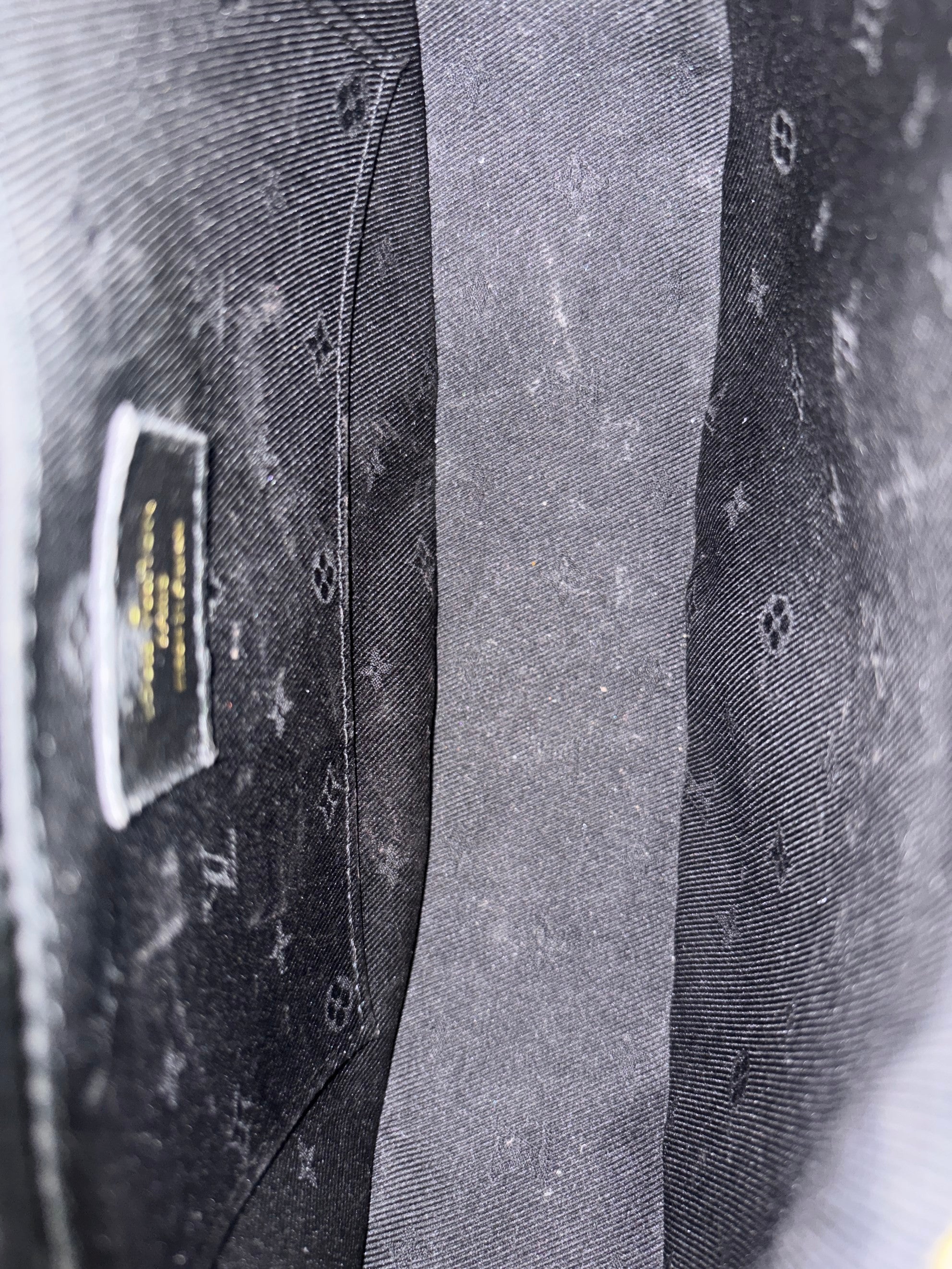 Louis Vuitton Black Monogram Over The Moon Bag with Chain and Strap