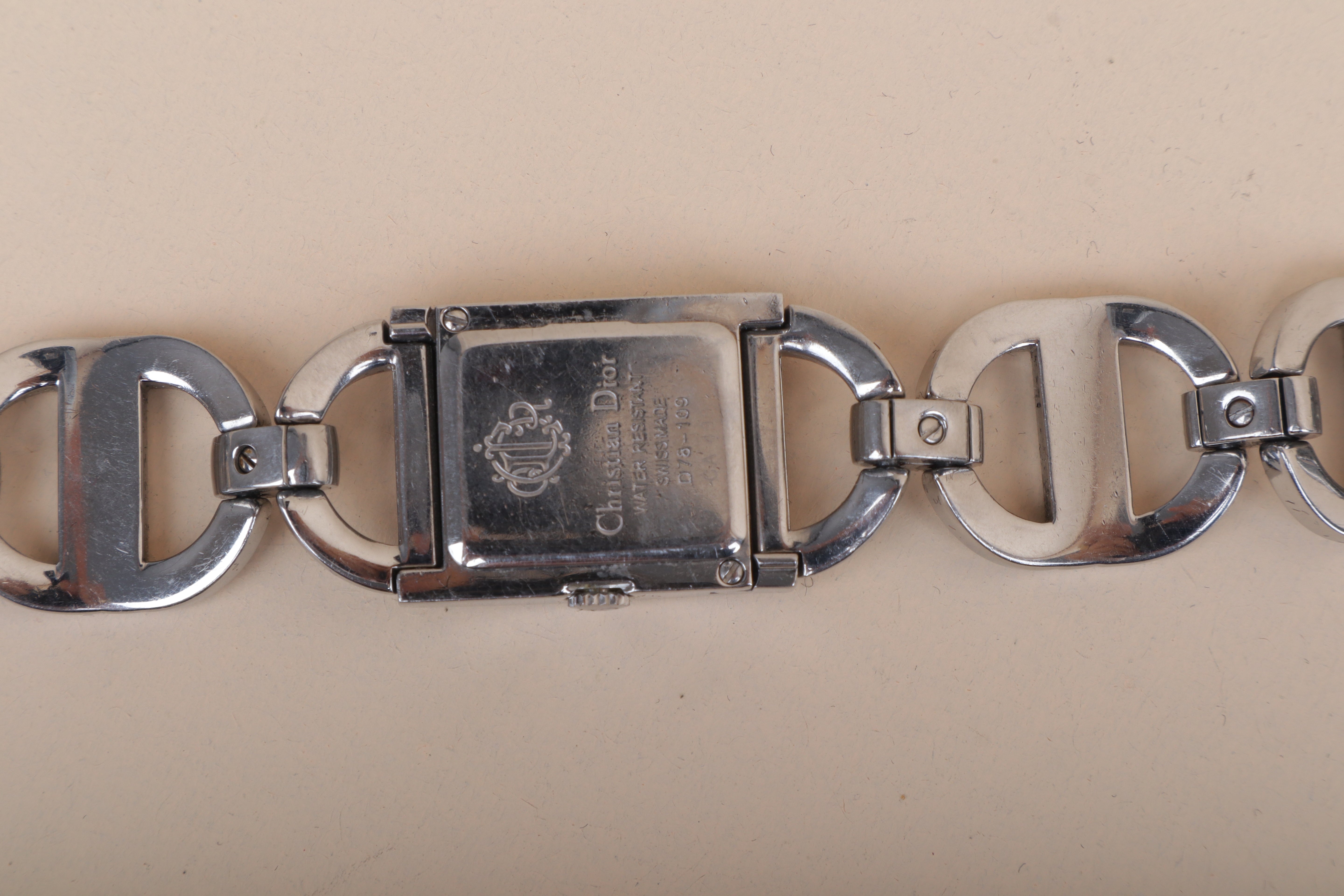 Christian Dior Silver Stainless Steel Maris CD 19mm Watch