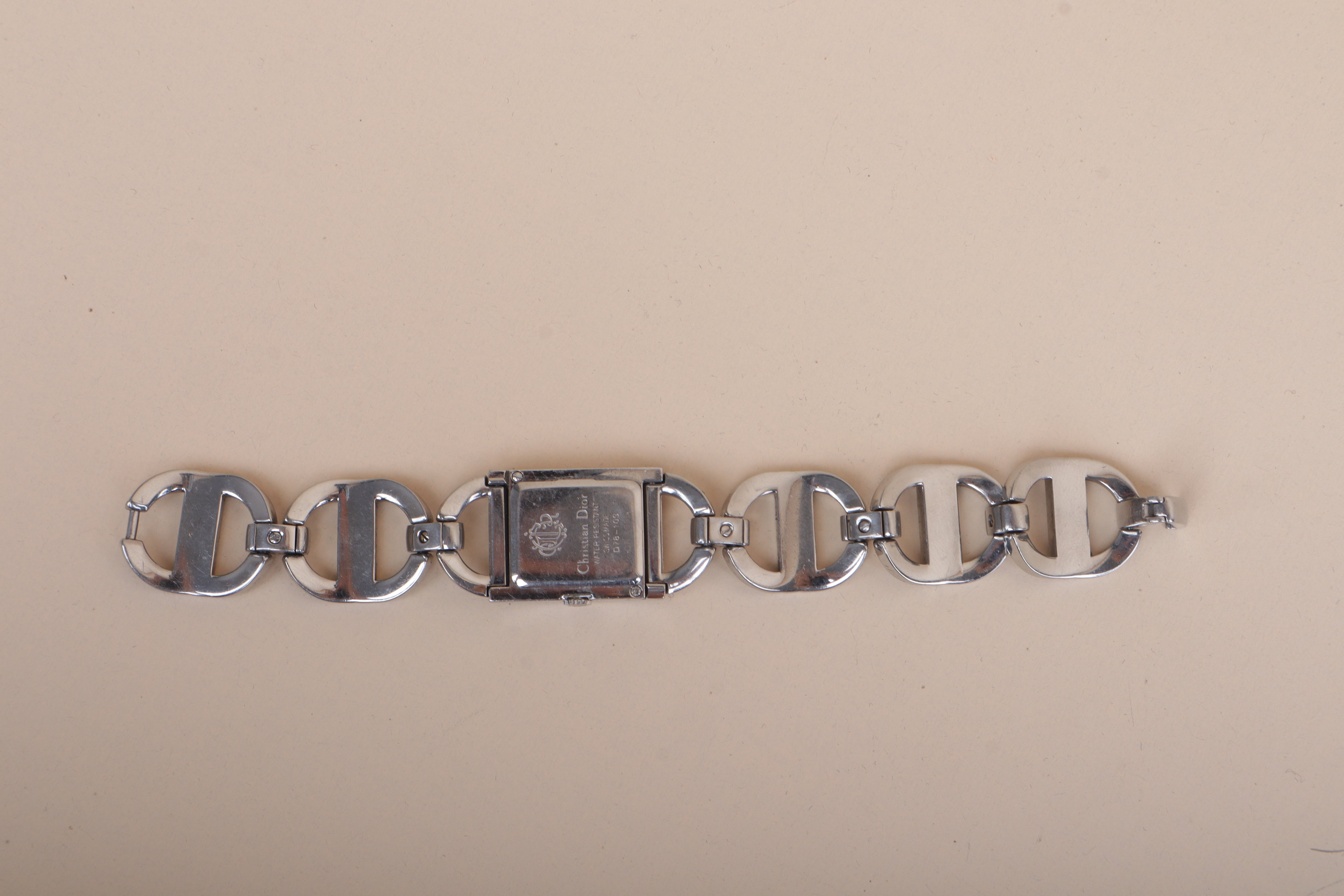 Christian Dior Silver Stainless Steel Maris CD 19mm Watch