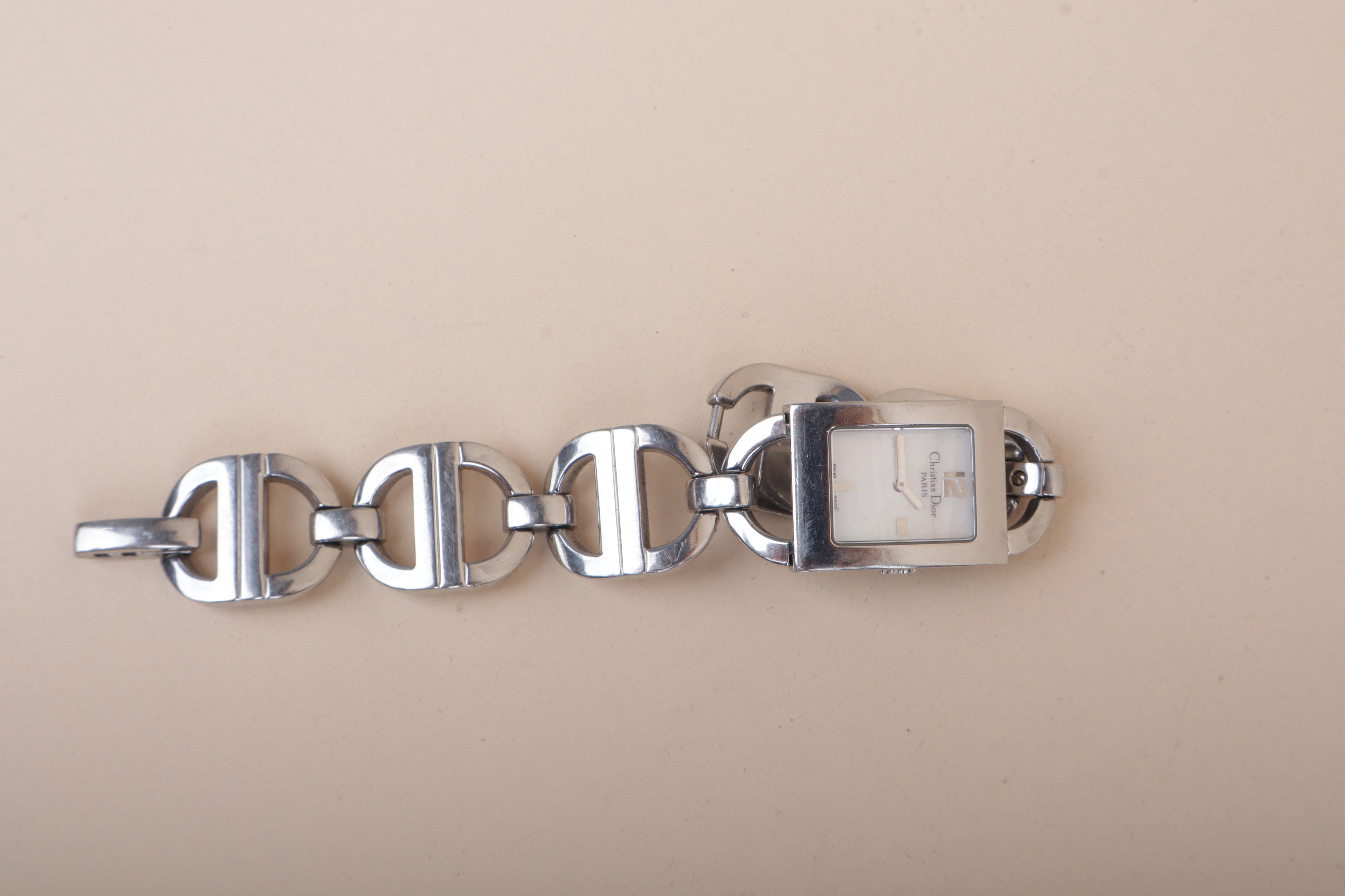 Christian Dior Silver Stainless Steel Maris CD 19mm Watch