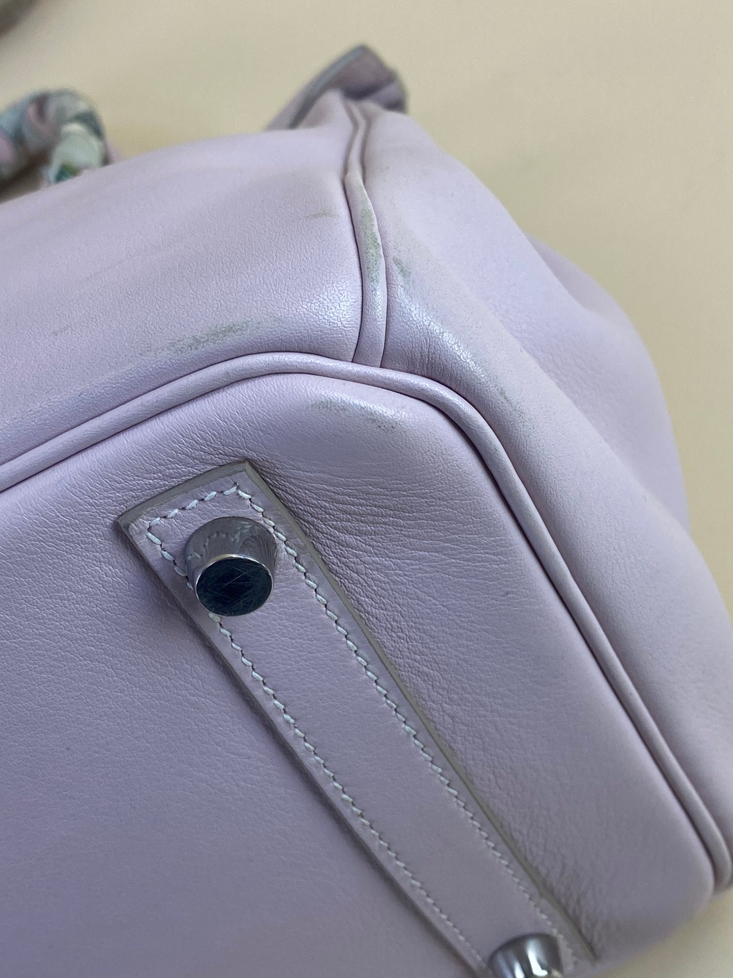 Hermes Birkin30 rose dragee swift leather