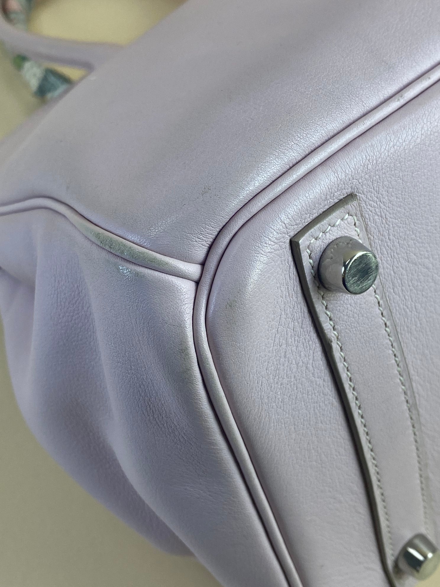 Hermes Birkin30 rose dragee swift leather