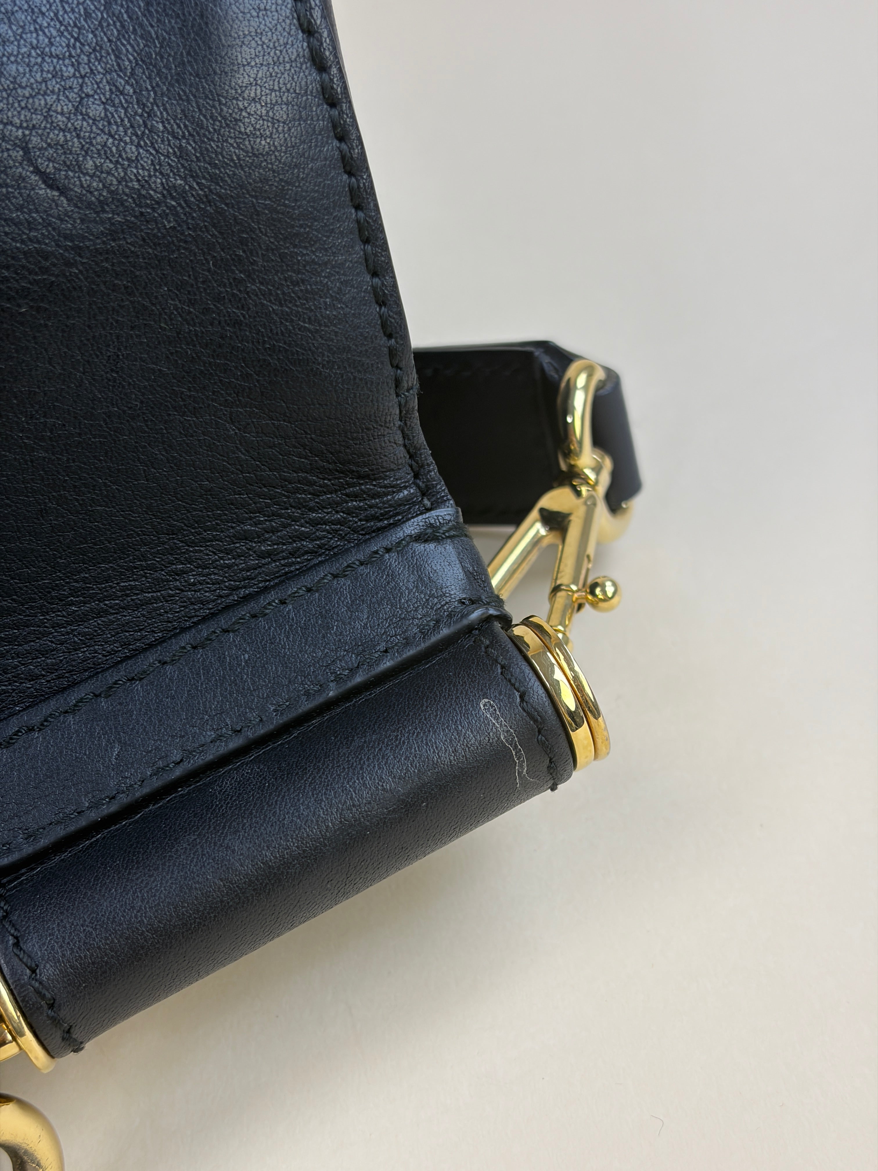 Dolce & Gabbana Black Maxi Sicily Handbag with Strap