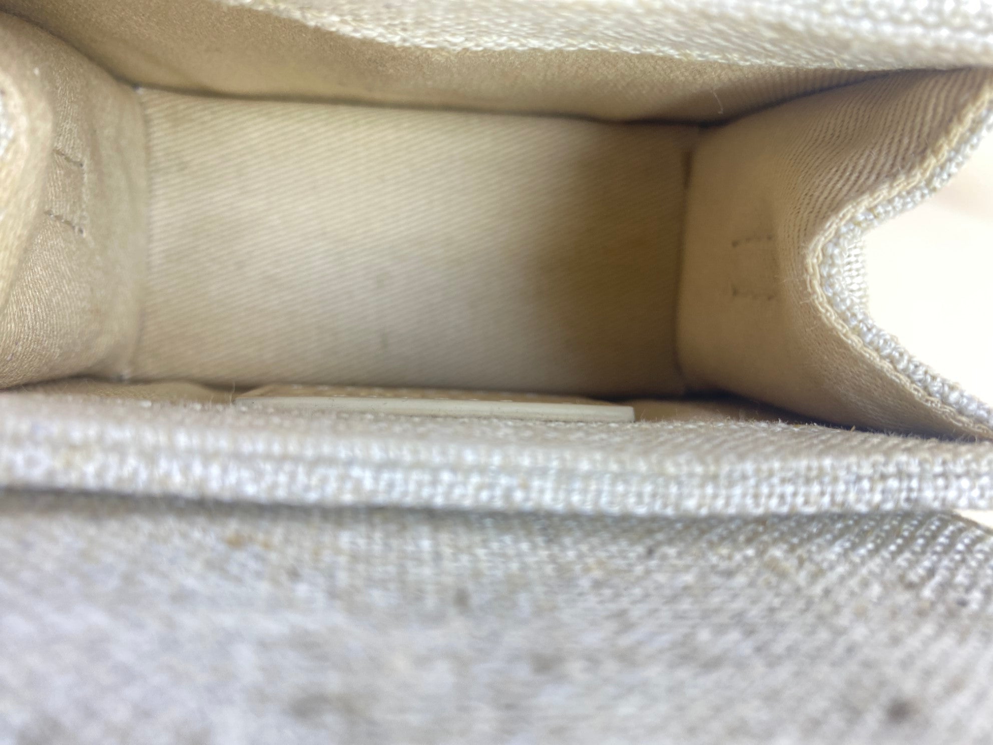 Jacquemus le Chiquita canvas beige mini crossbody