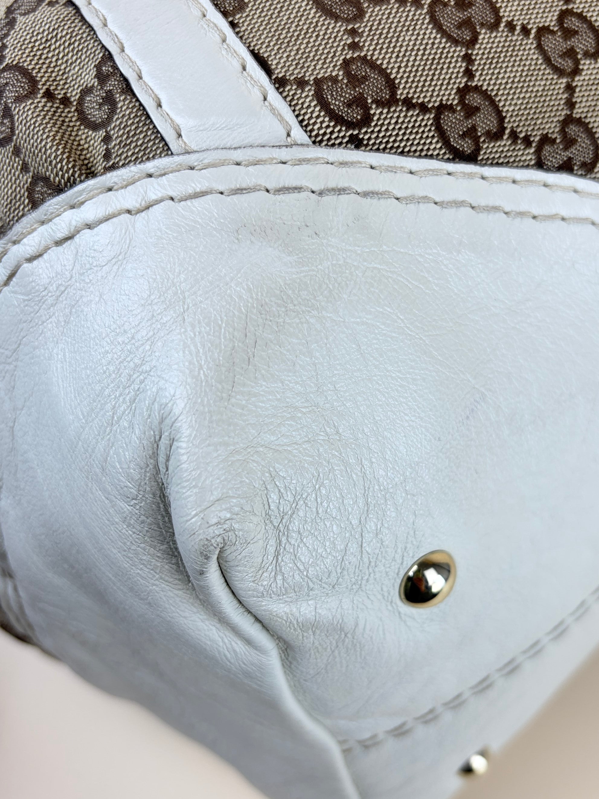 Gucci Bicolor GG Shoulder Bag