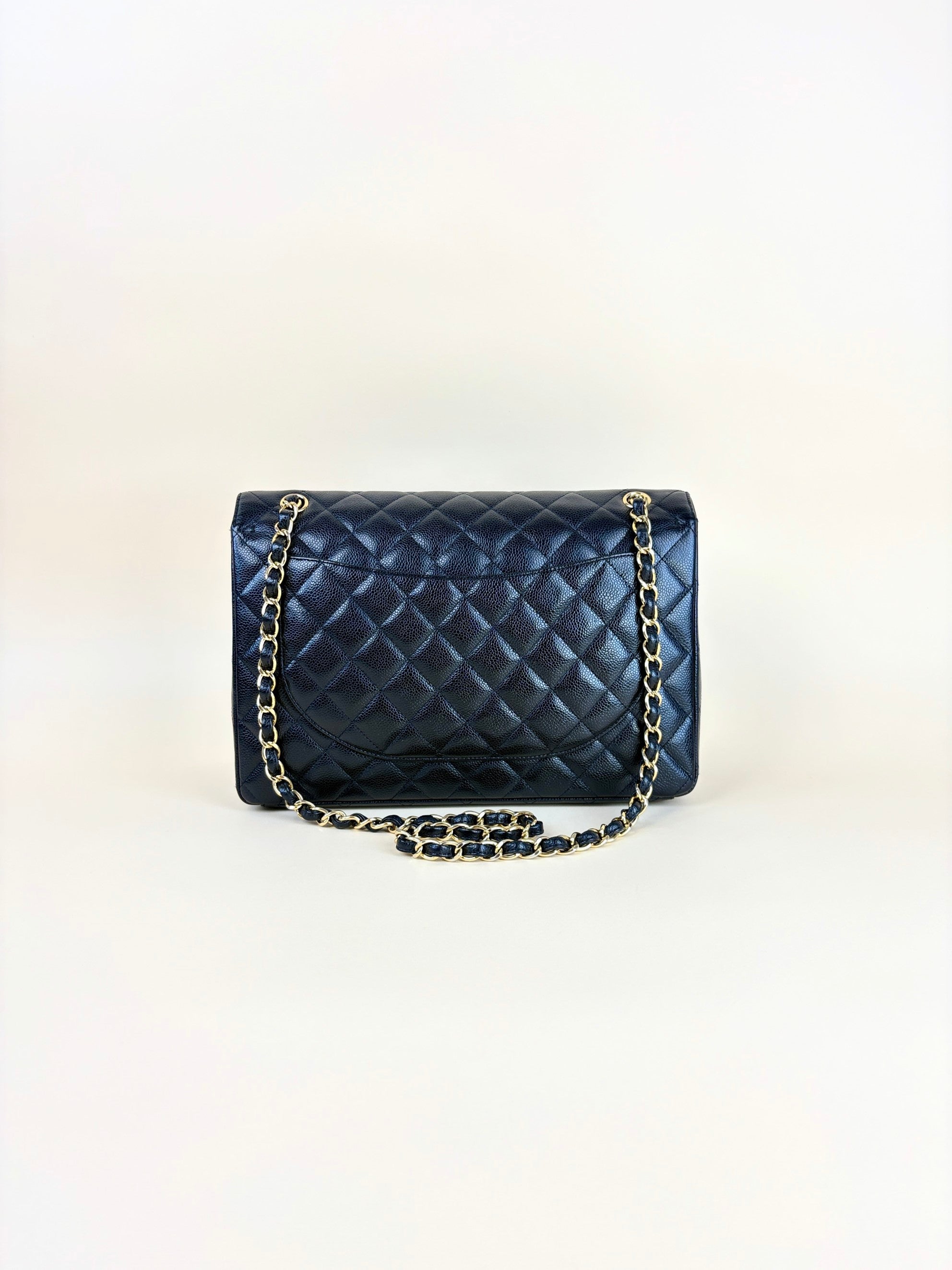 Chanel Black Maxi Classic Double Flap Bag
