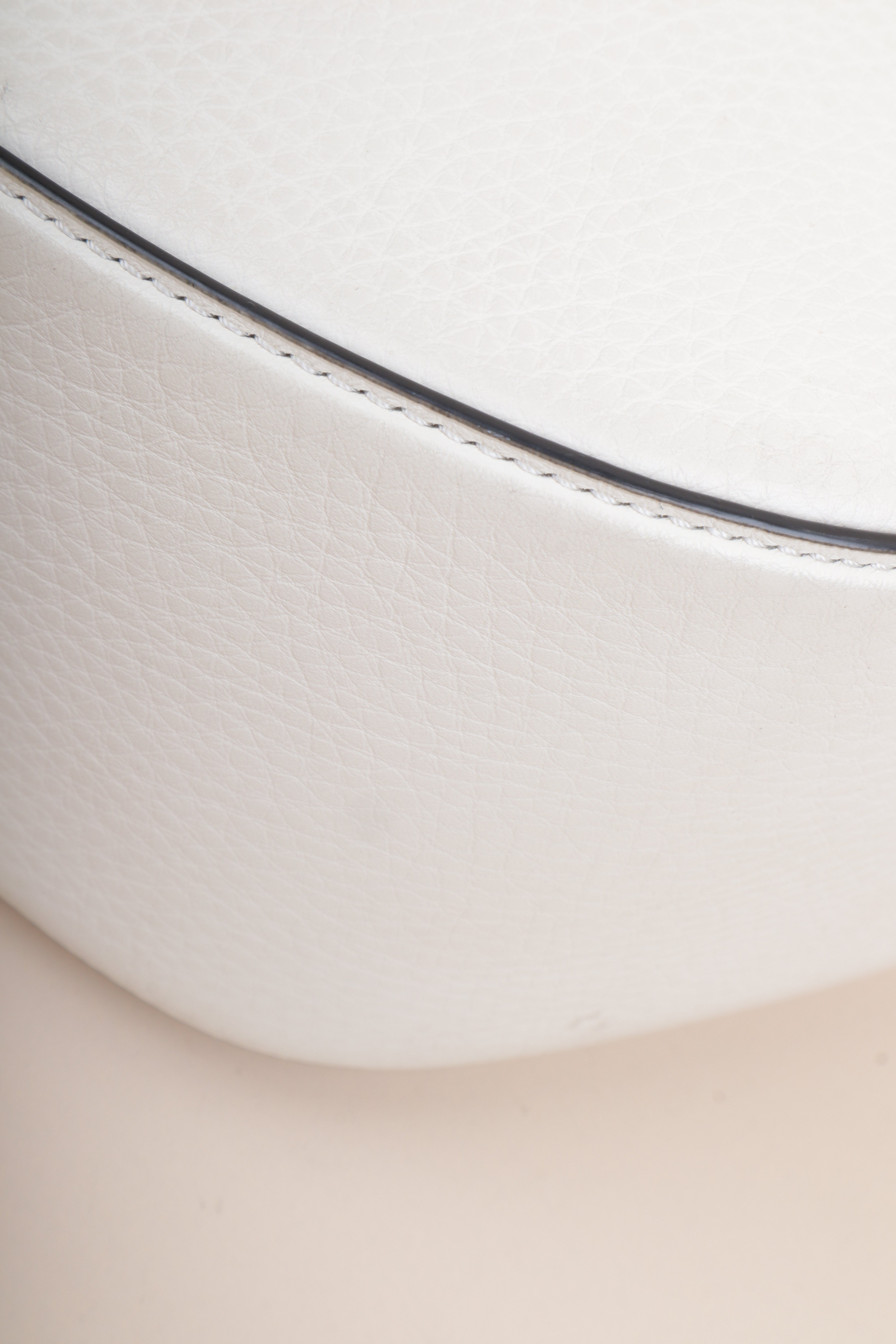 Valentino White Vlogo Moon Hobo Bag