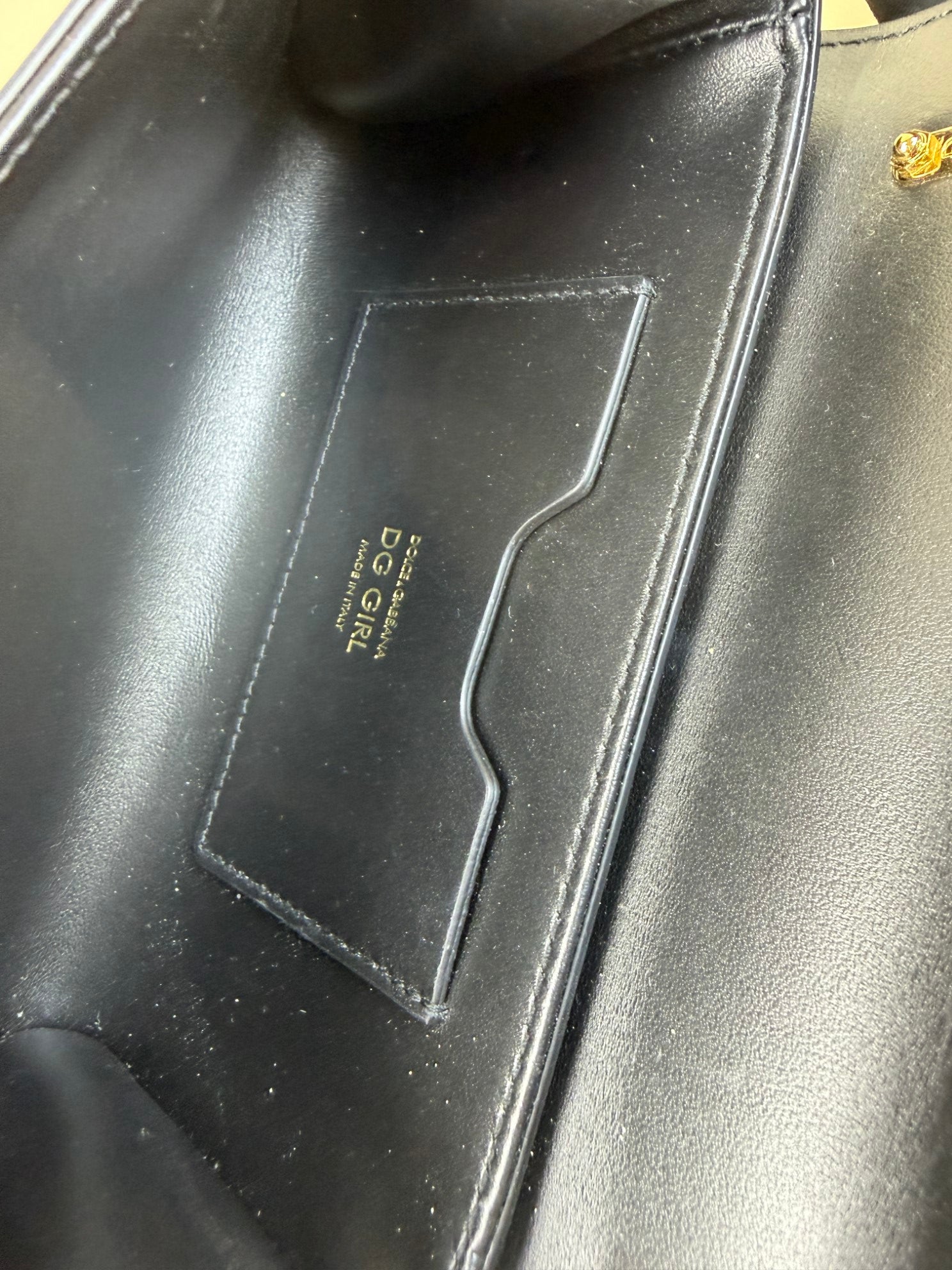 Dolce & Gabbana Black DG Girls Phone Bag