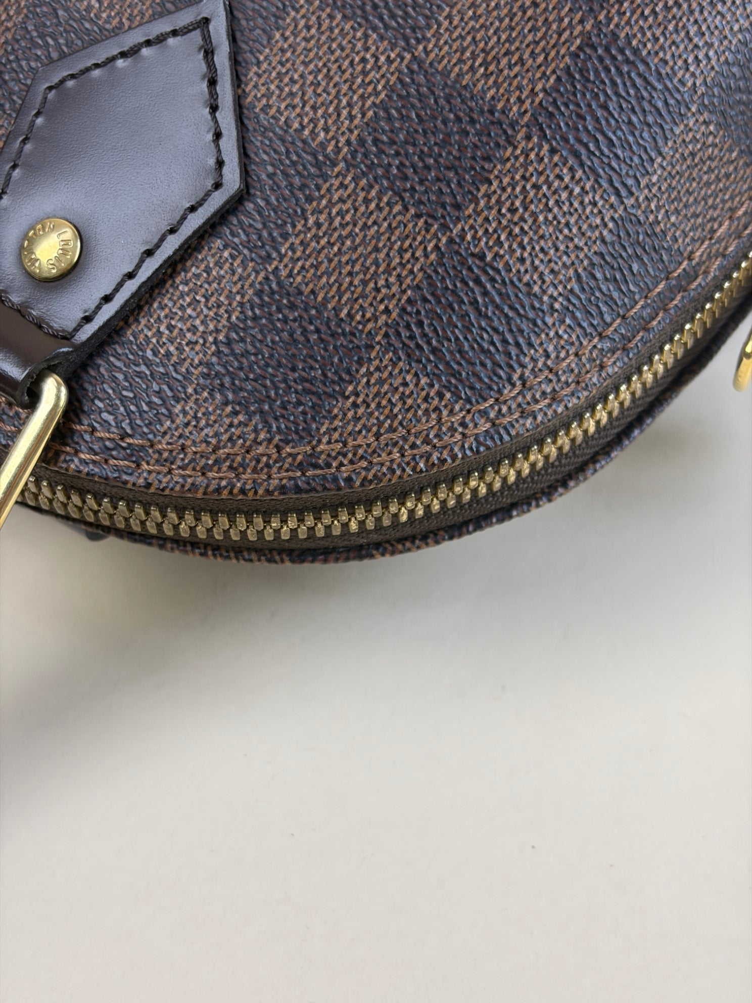 Louis Vuitton Damier Ebene Alma BB Bag