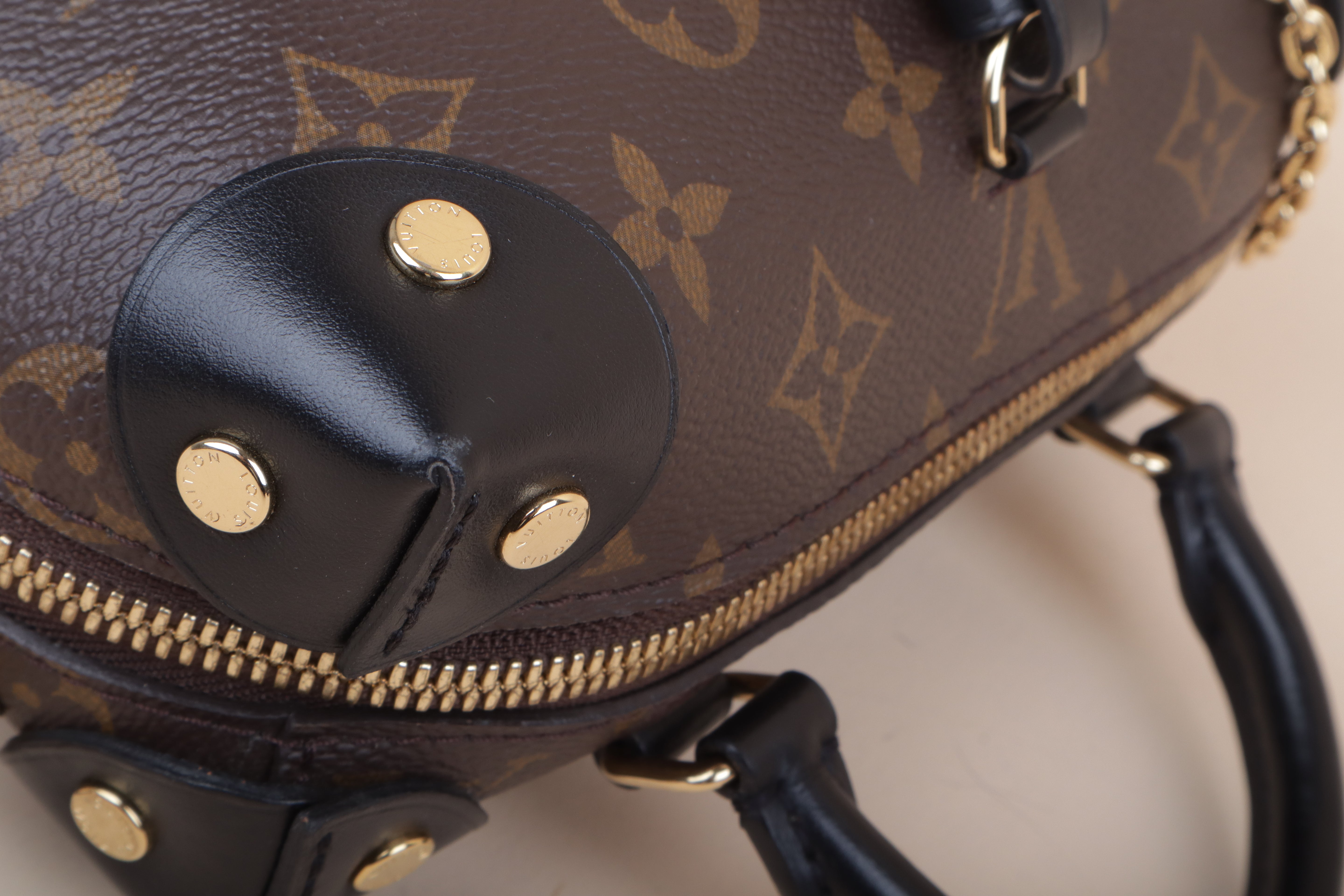 Louis Vuitton Monogram Black Petite Malle Souple Bag