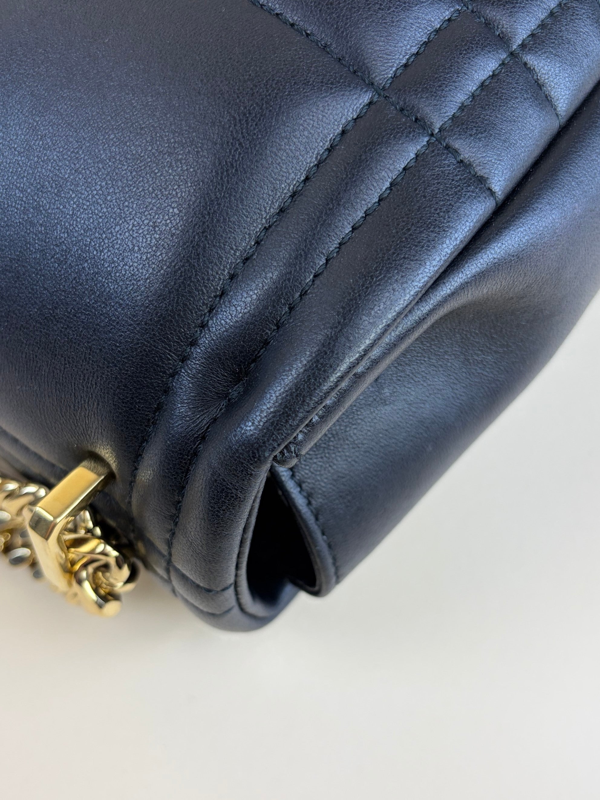Burberry Black Lola Quilted le medium shoulder bag