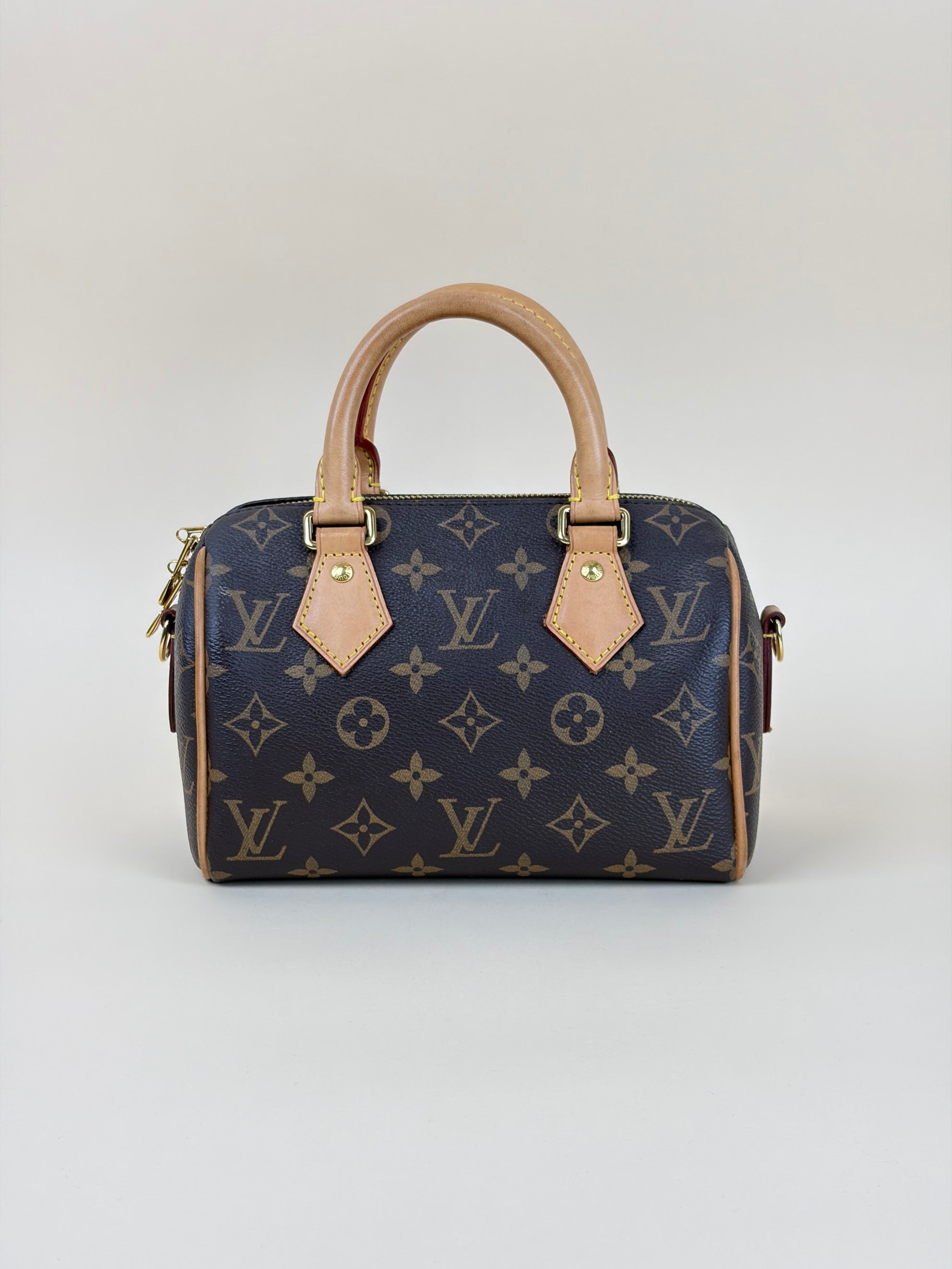Louis Vuitton Monogram canvas Speedy bandouliere 20tote bag