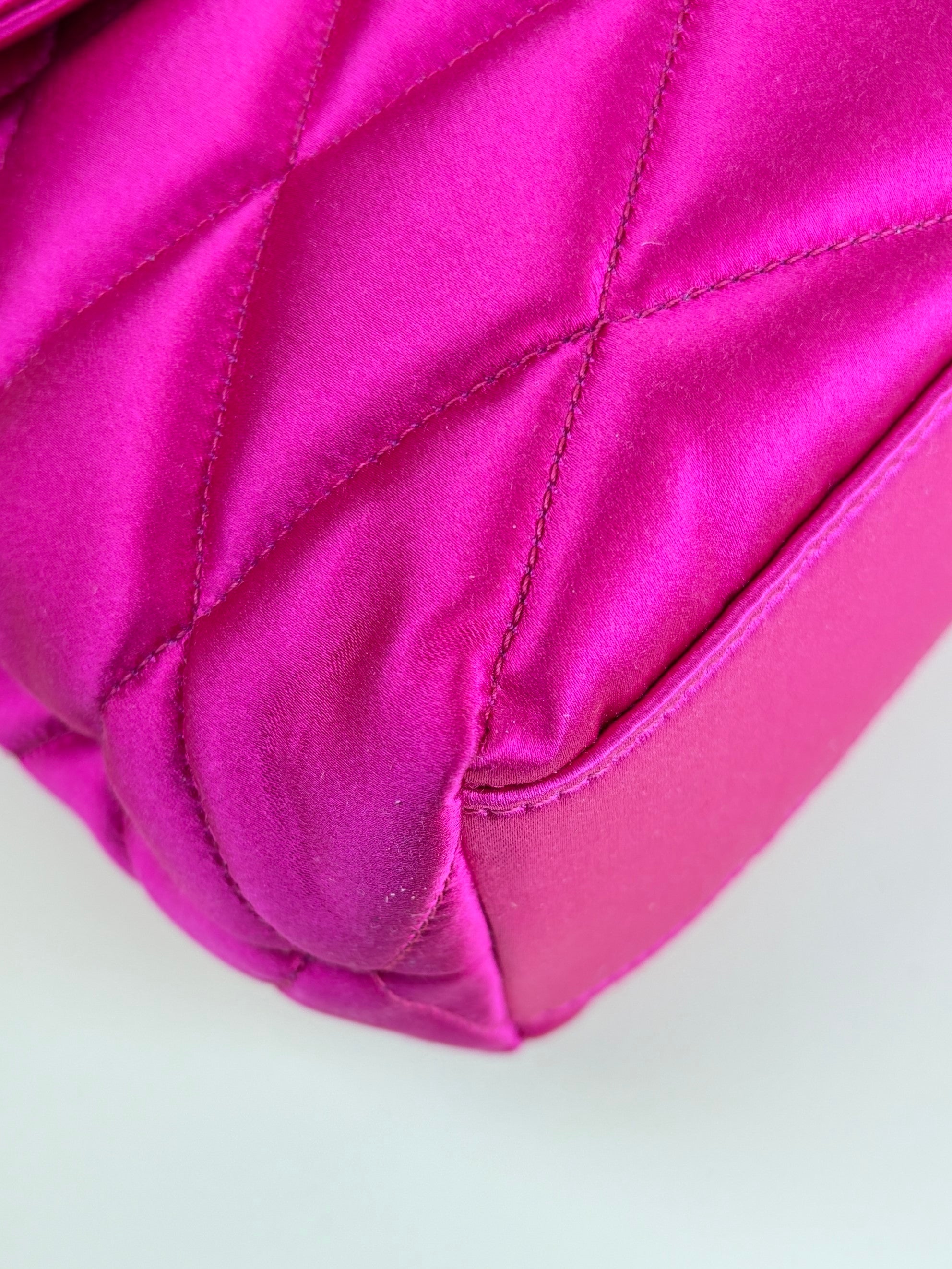 YSL pink Sade Envelope Quilted Large Clutch