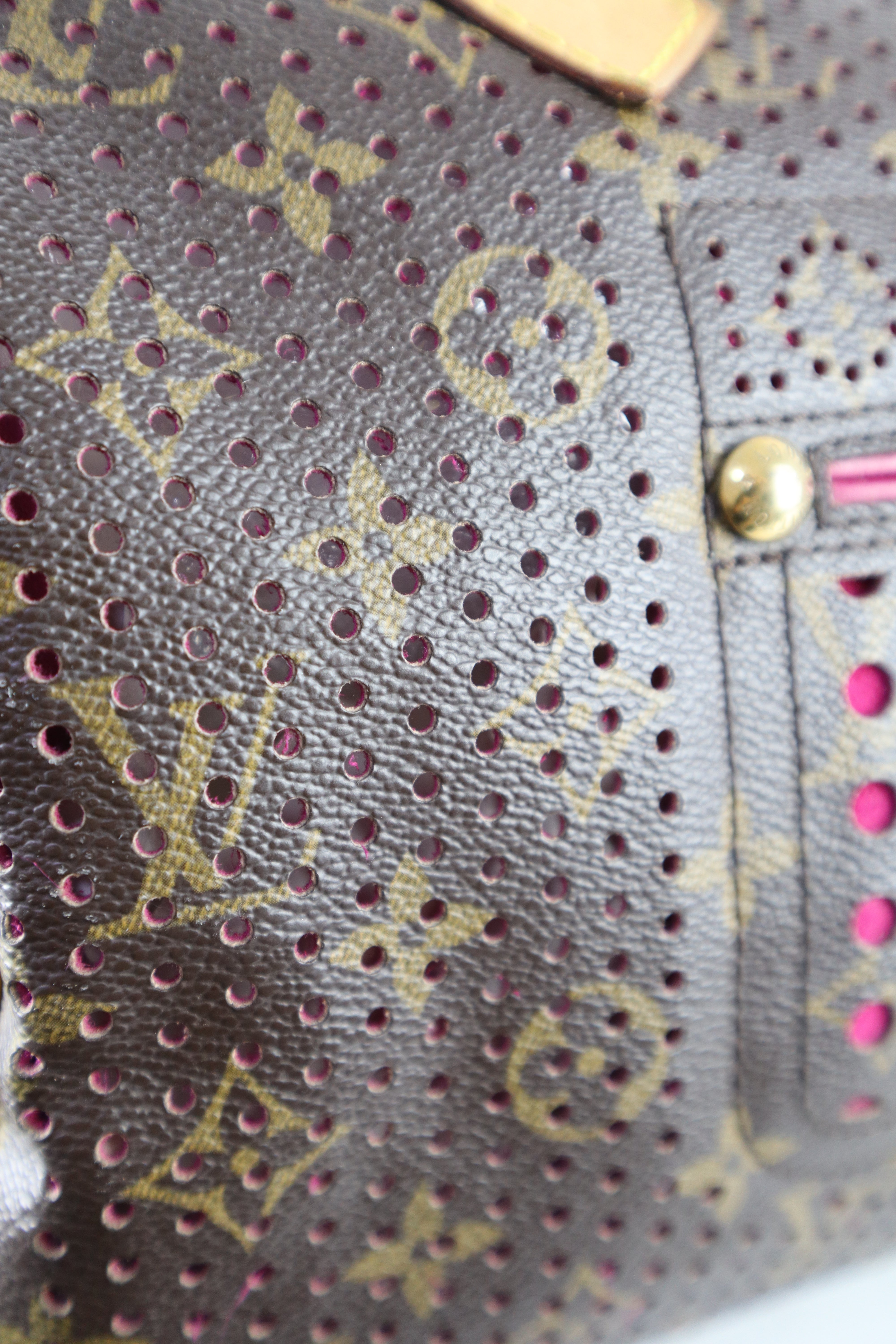Louis Vuitton Monogram Perforated Limited Edition Speedy 30 Bag