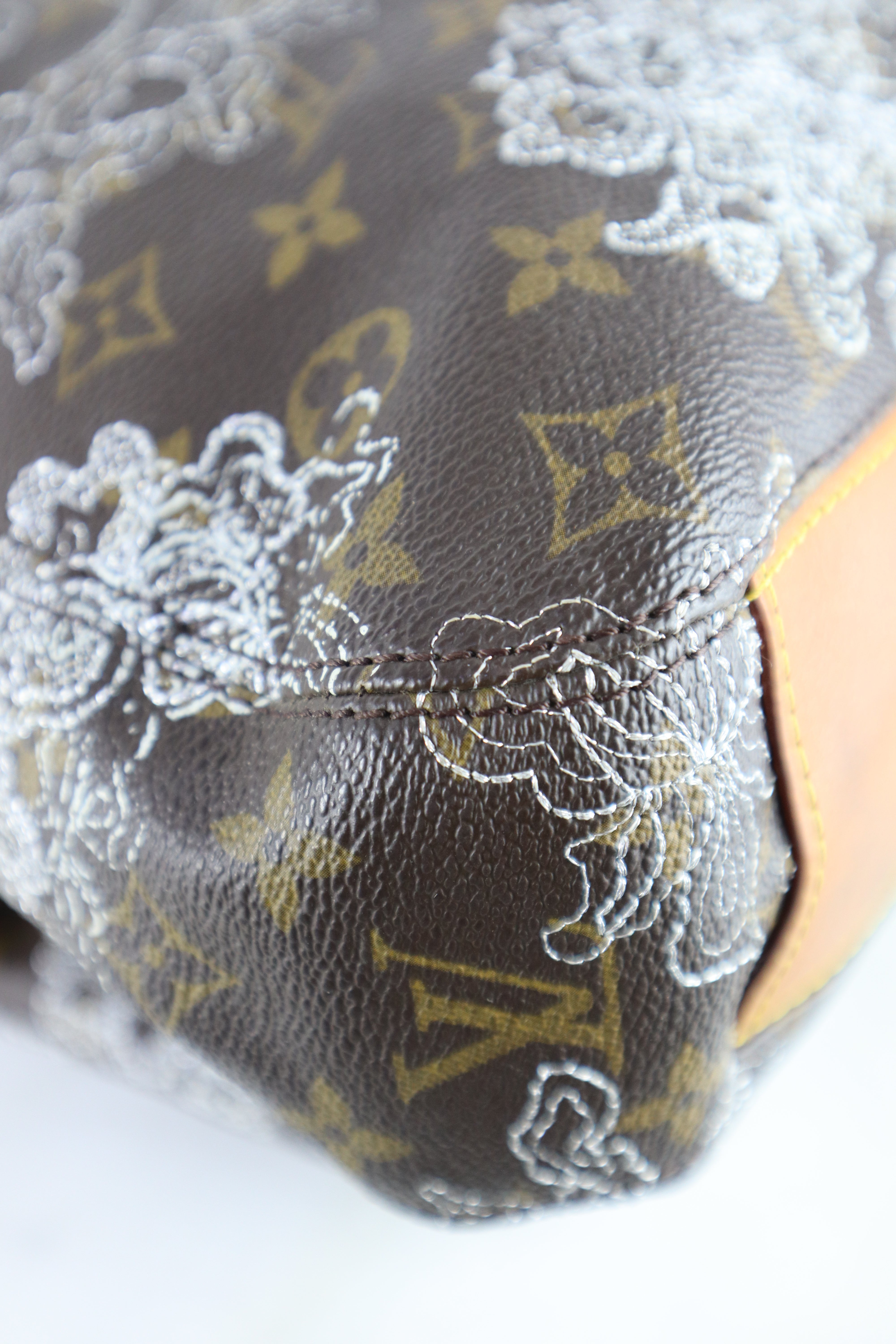 Louis Vuitton Monogram Limited Edition Dentelle Fersen Bag