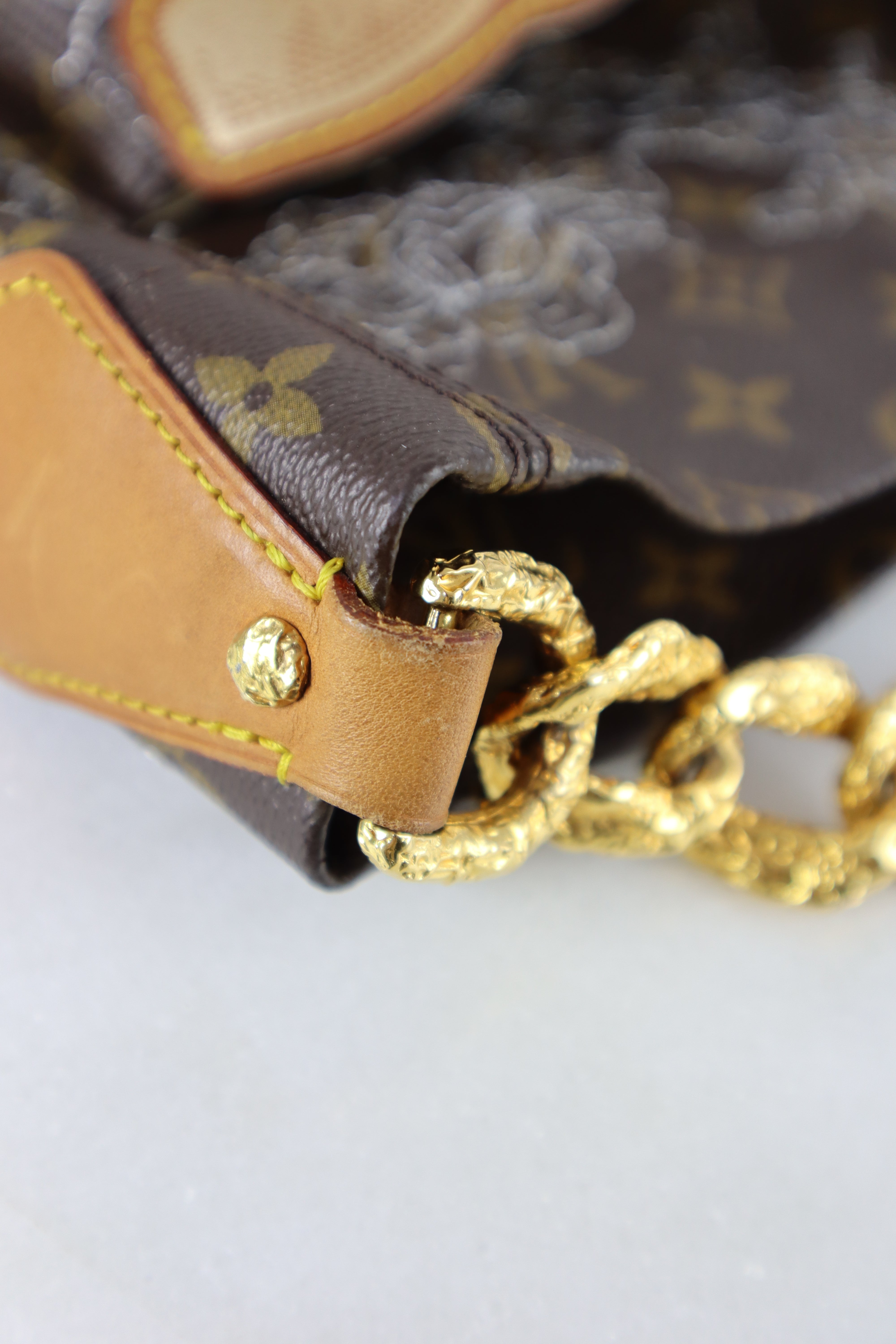 Louis Vuitton Monogram Limited Edition Dentelle Fersen Bag