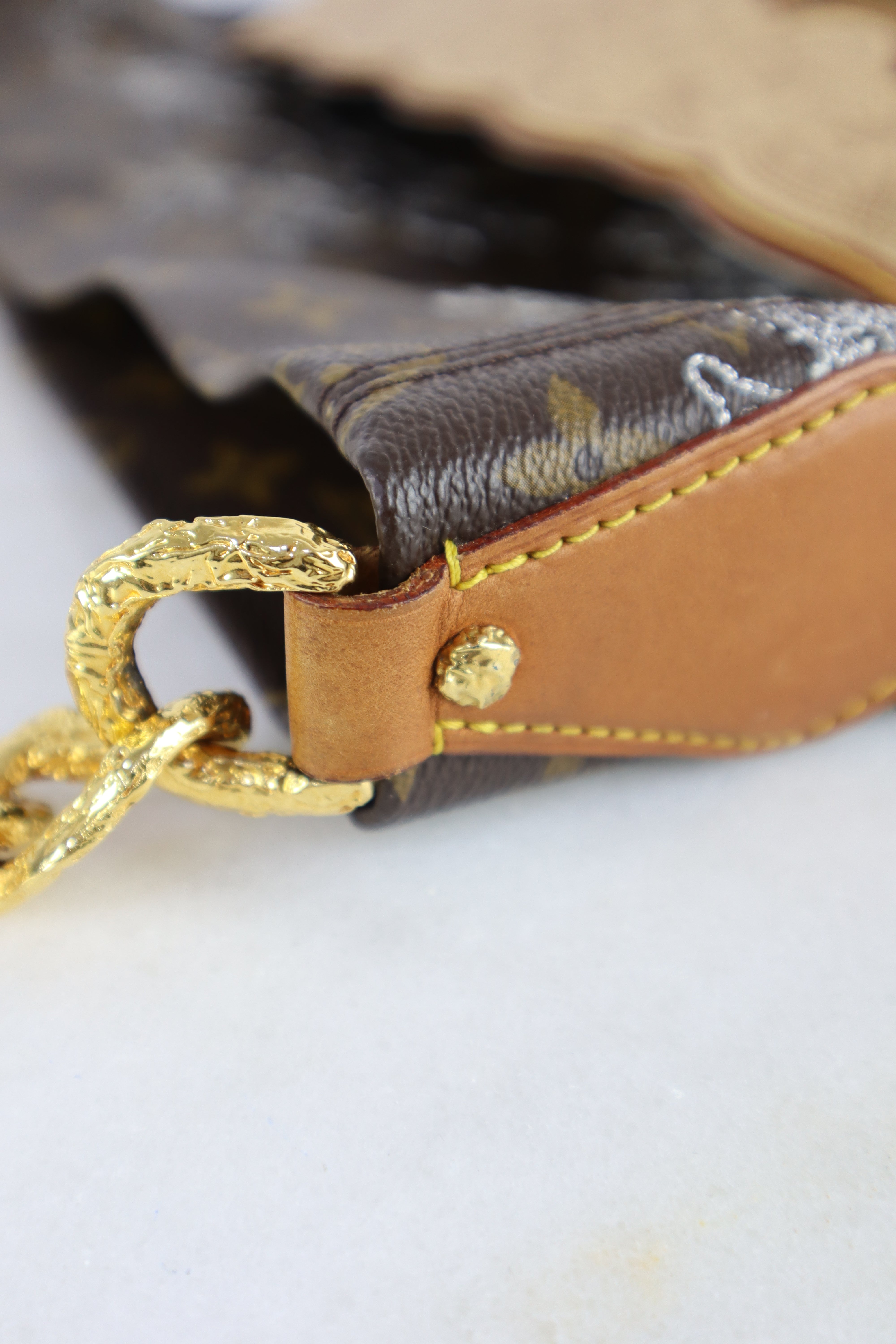 Louis Vuitton Monogram Limited Edition Dentelle Fersen Bag