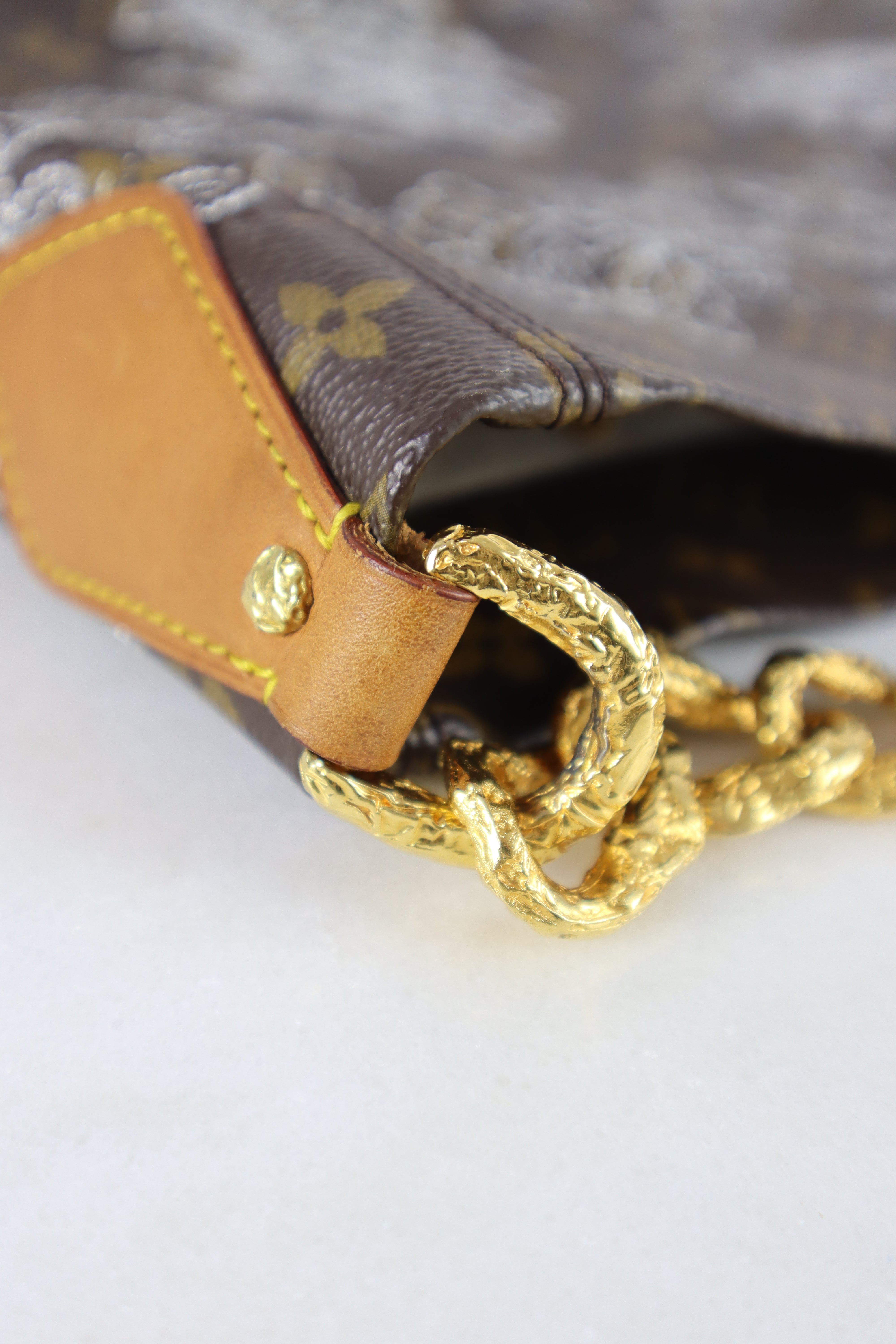 Louis Vuitton Monogram Limited Edition Dentelle Fersen Bag