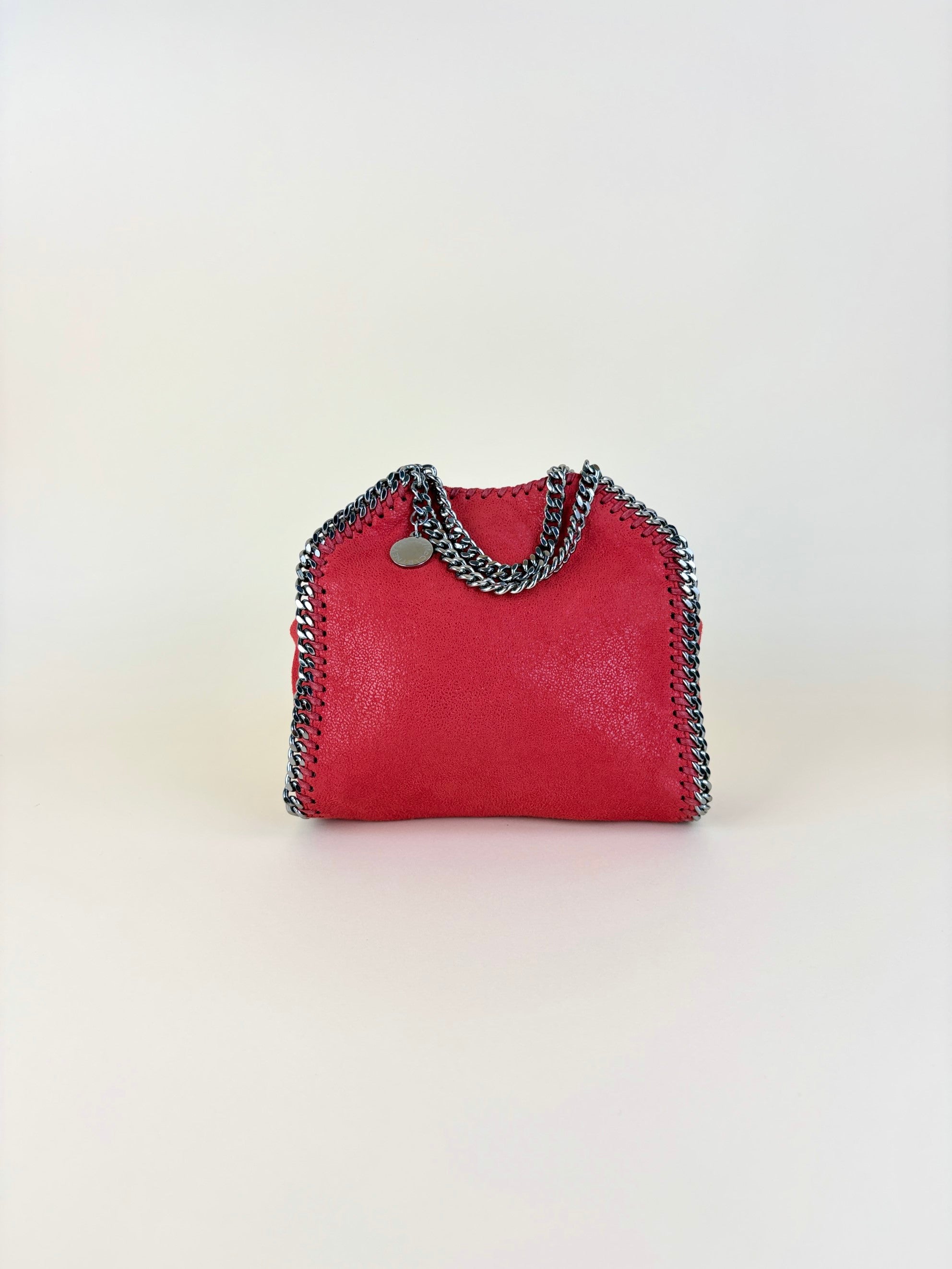 Stella McCartney red Falabella tiny tote bag
