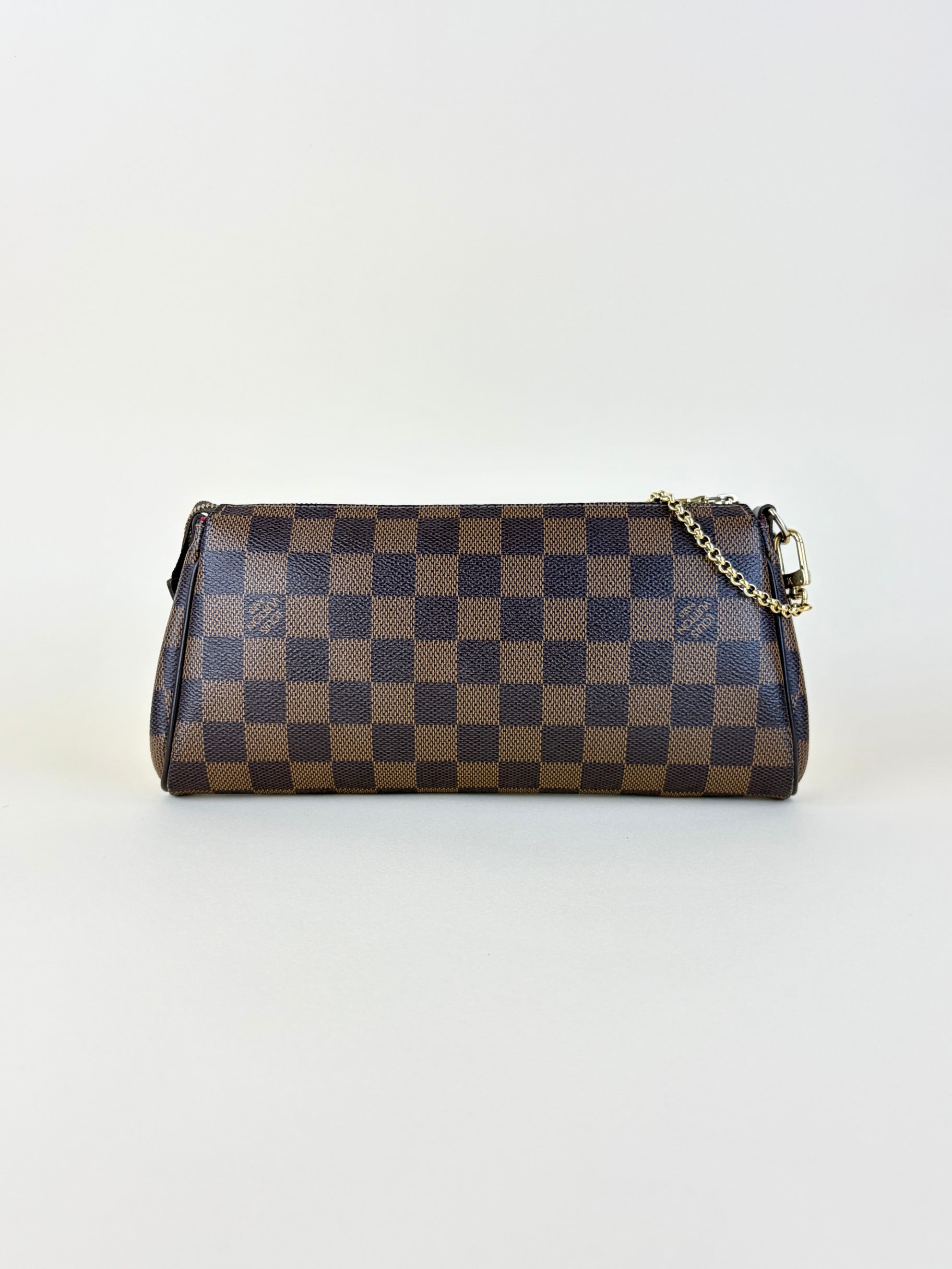louis Vuitton Damier ebene canvas Eva clutch bag