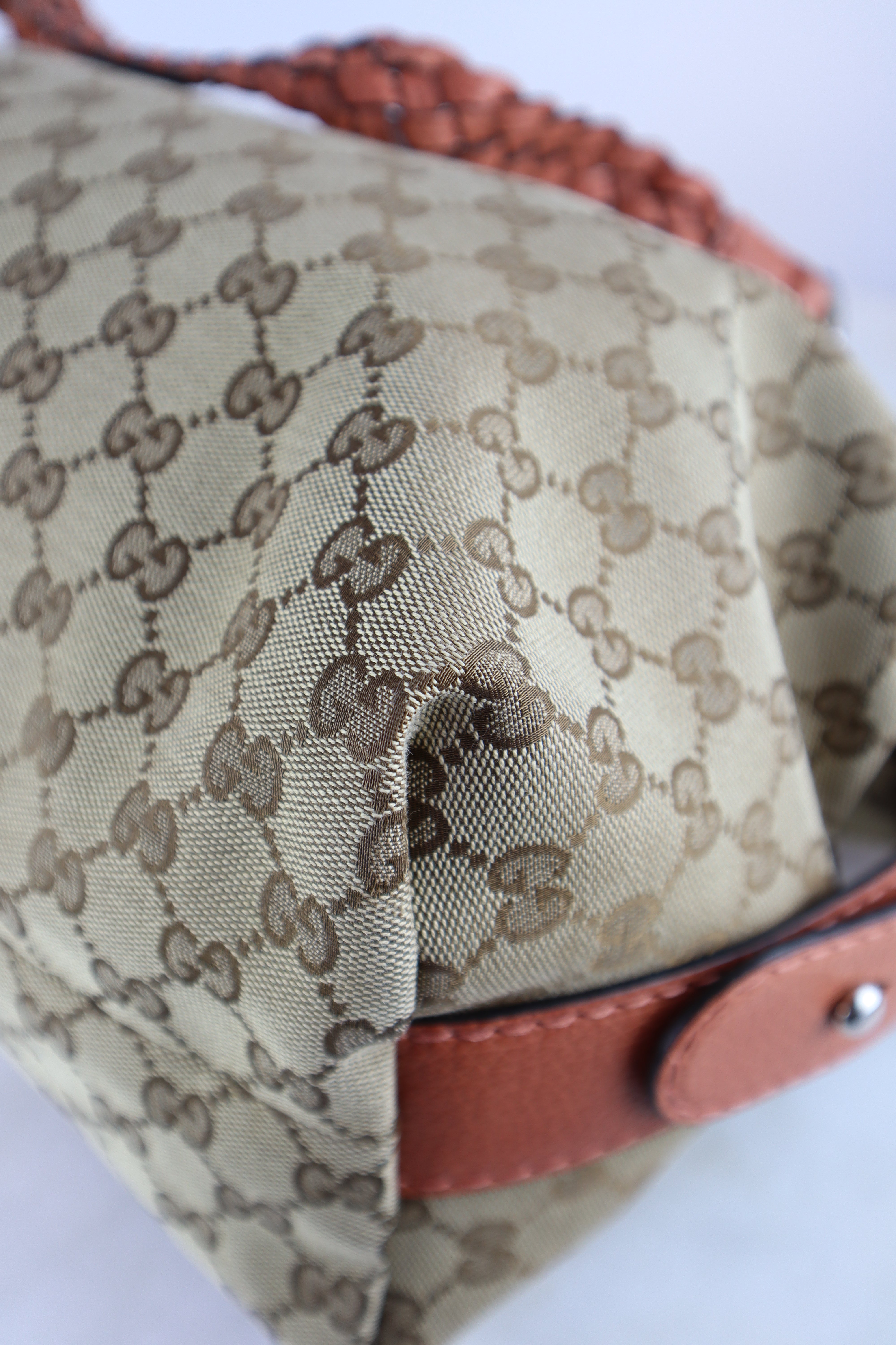Gucci Bicolor Bamboo Bar Medium Bag