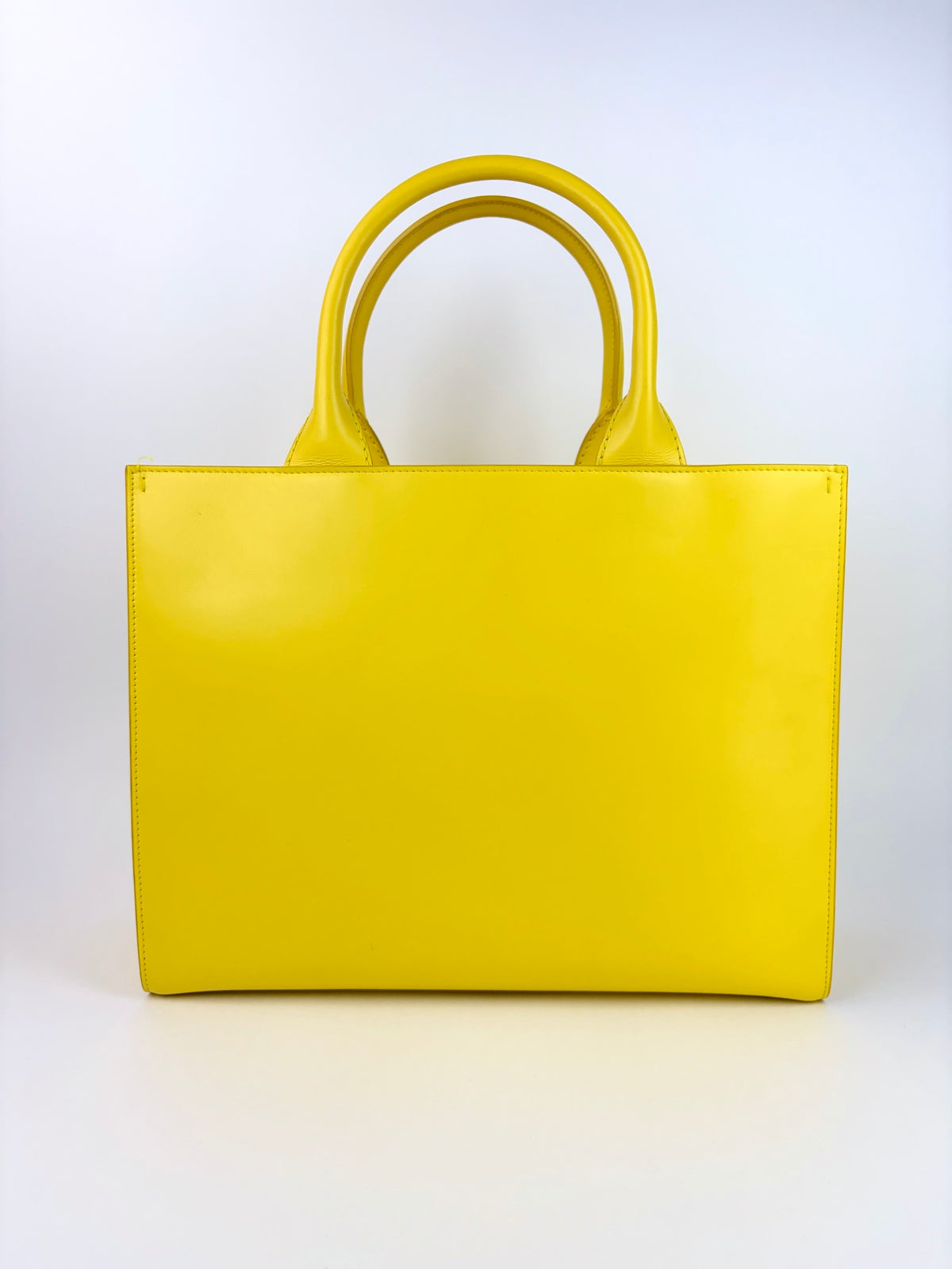 Dolce & Gabbana Yellow calfskin Daily shopper tote bag