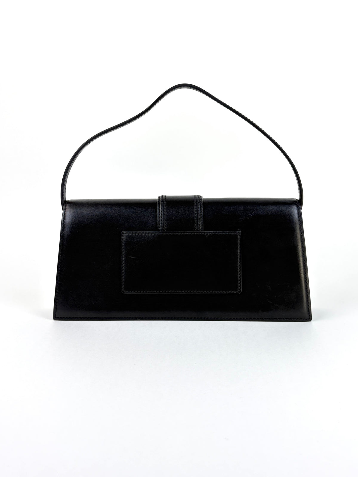 JACQUEMUS black the long bambino flap shoulder bag