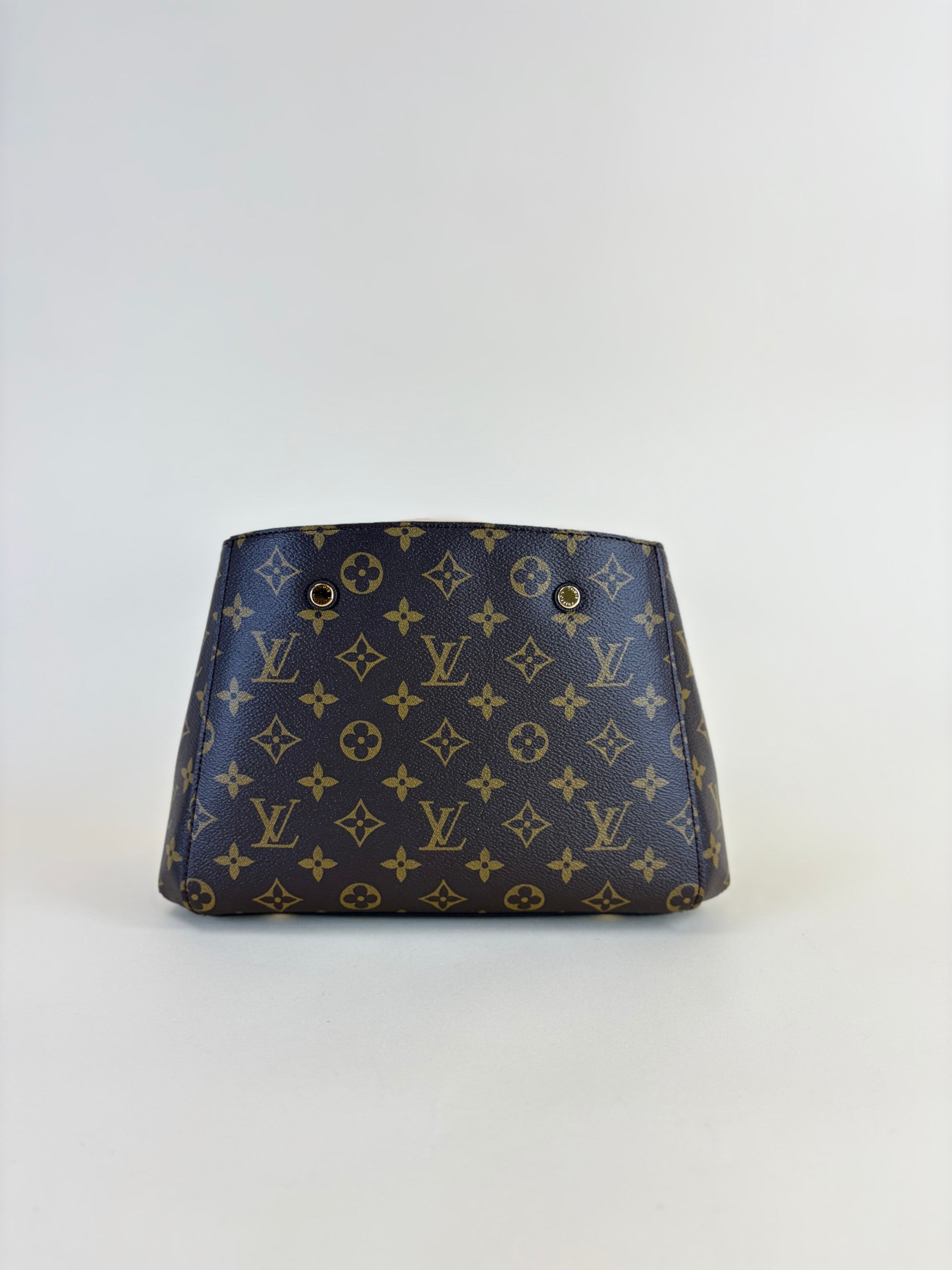 Louis Vuitton Monogram Montaigne BB Tote Bag with Strap