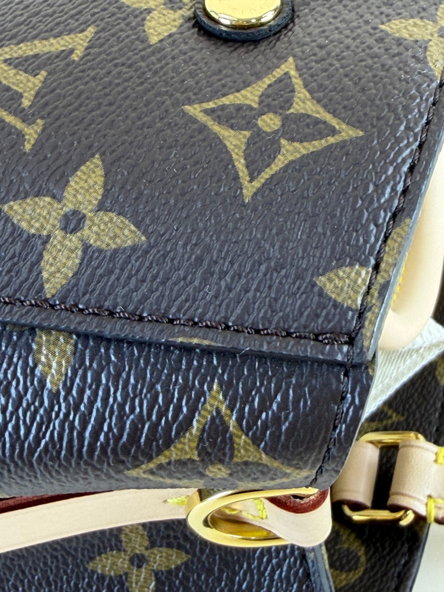 Louis Vuitton Monogram Montaigne BB Tote Bag with Strap