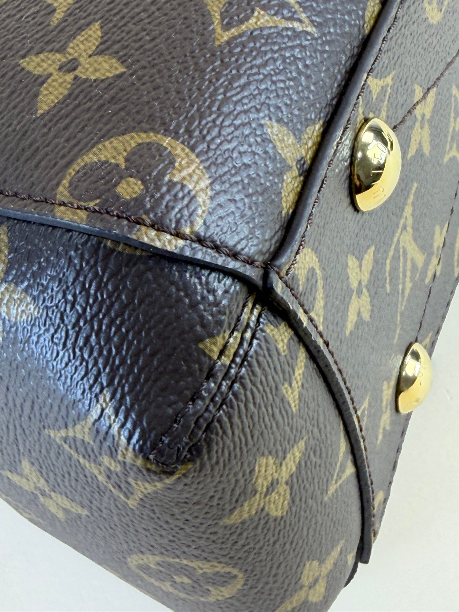 Louis Vuitton Monogram Montaigne BB Tote Bag with Strap