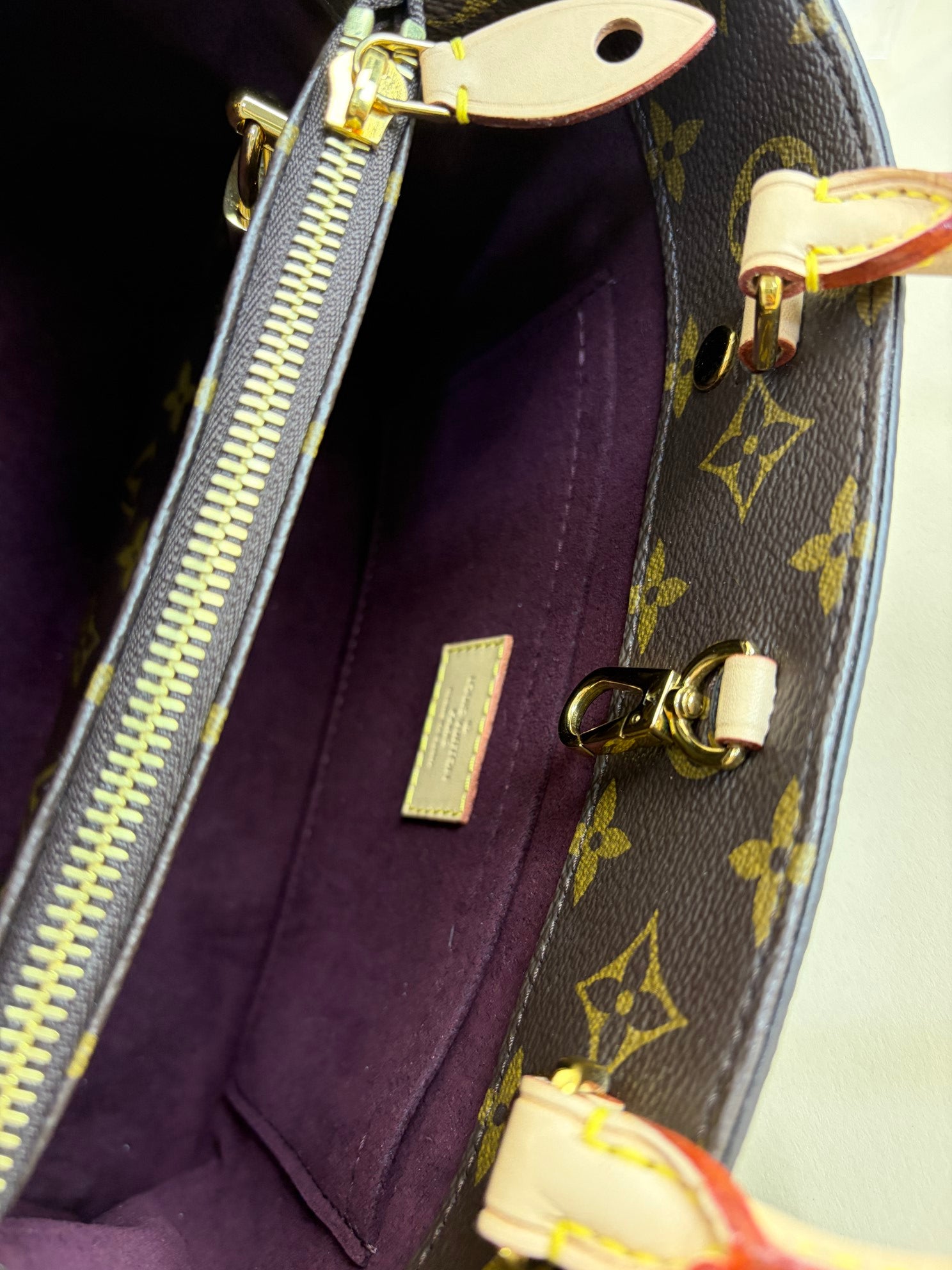 Louis Vuitton Monogram Montaigne BB Tote Bag with Strap