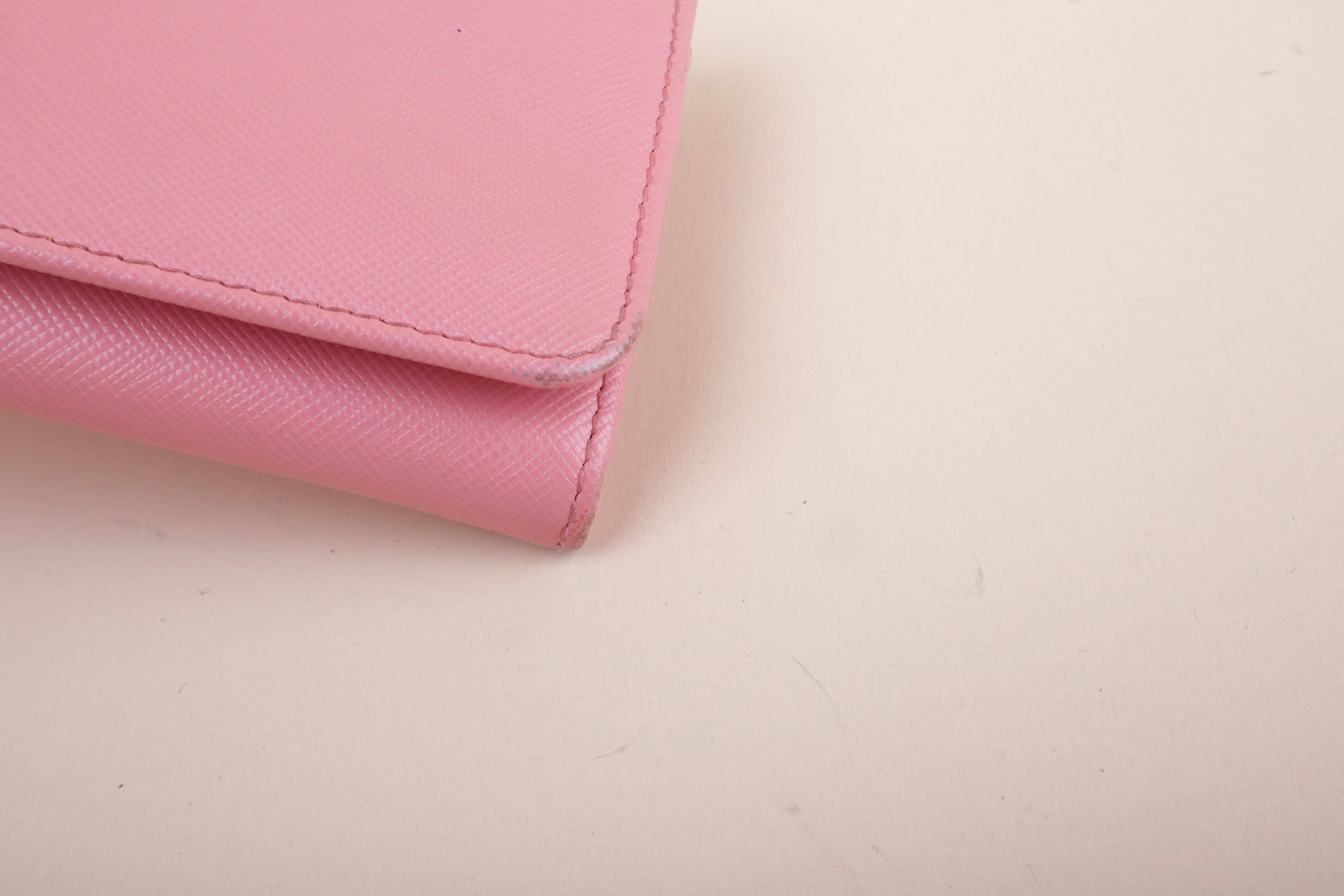 Prada Pink Continental Long Wallet