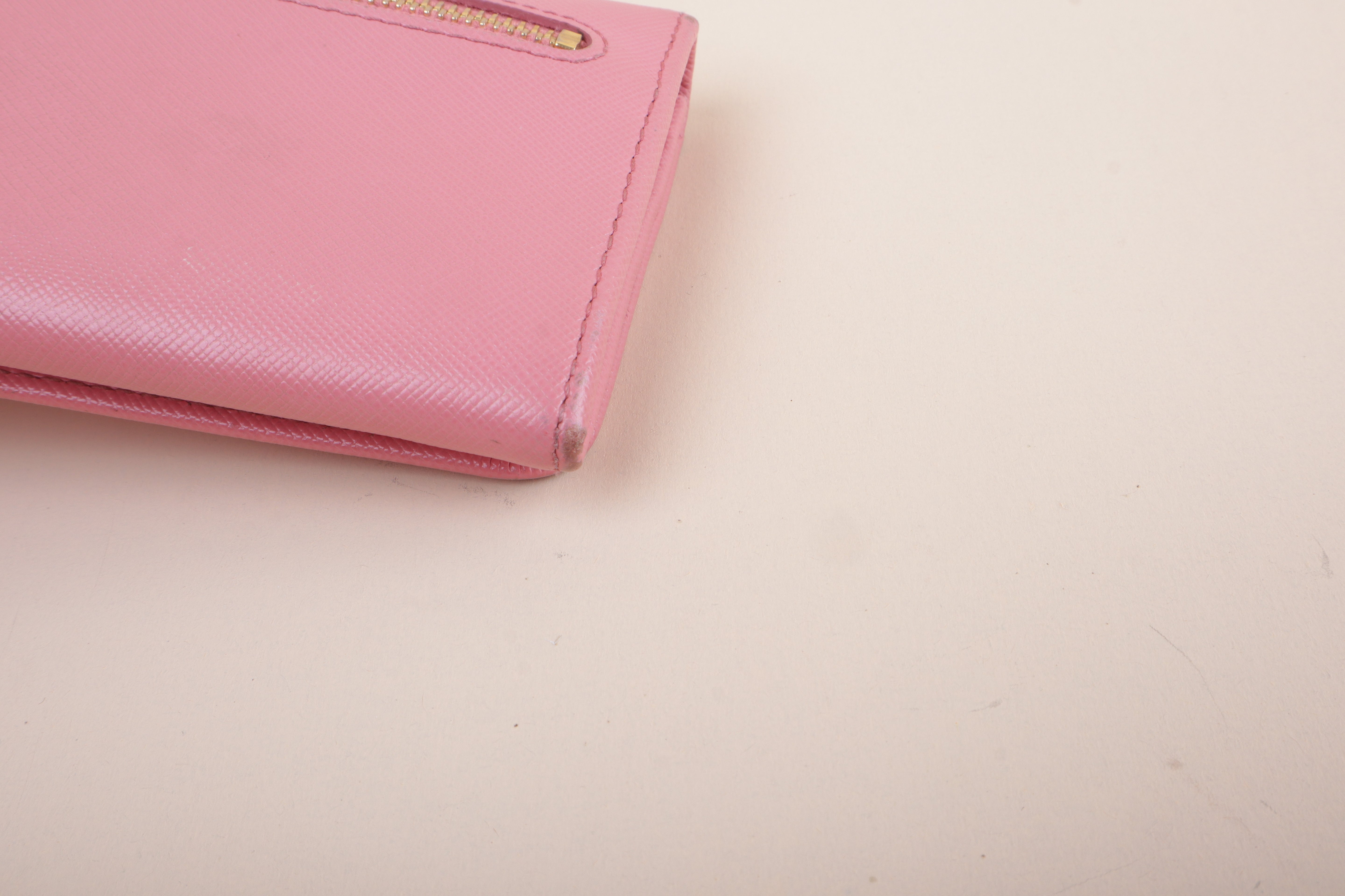 Prada Pink Continental Long Wallet