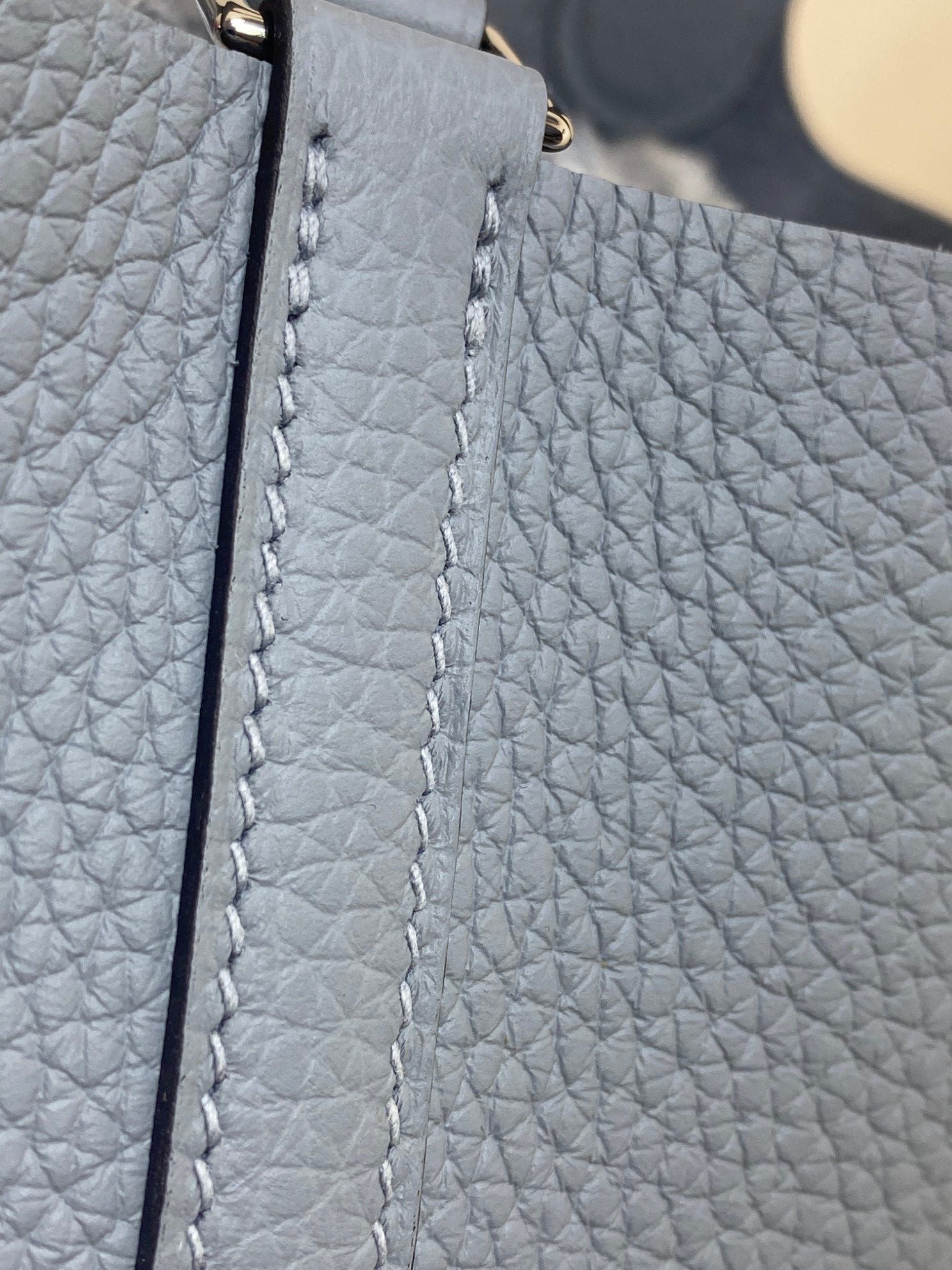 Hermes Gris Pantin Picotin Lock 18 Bag