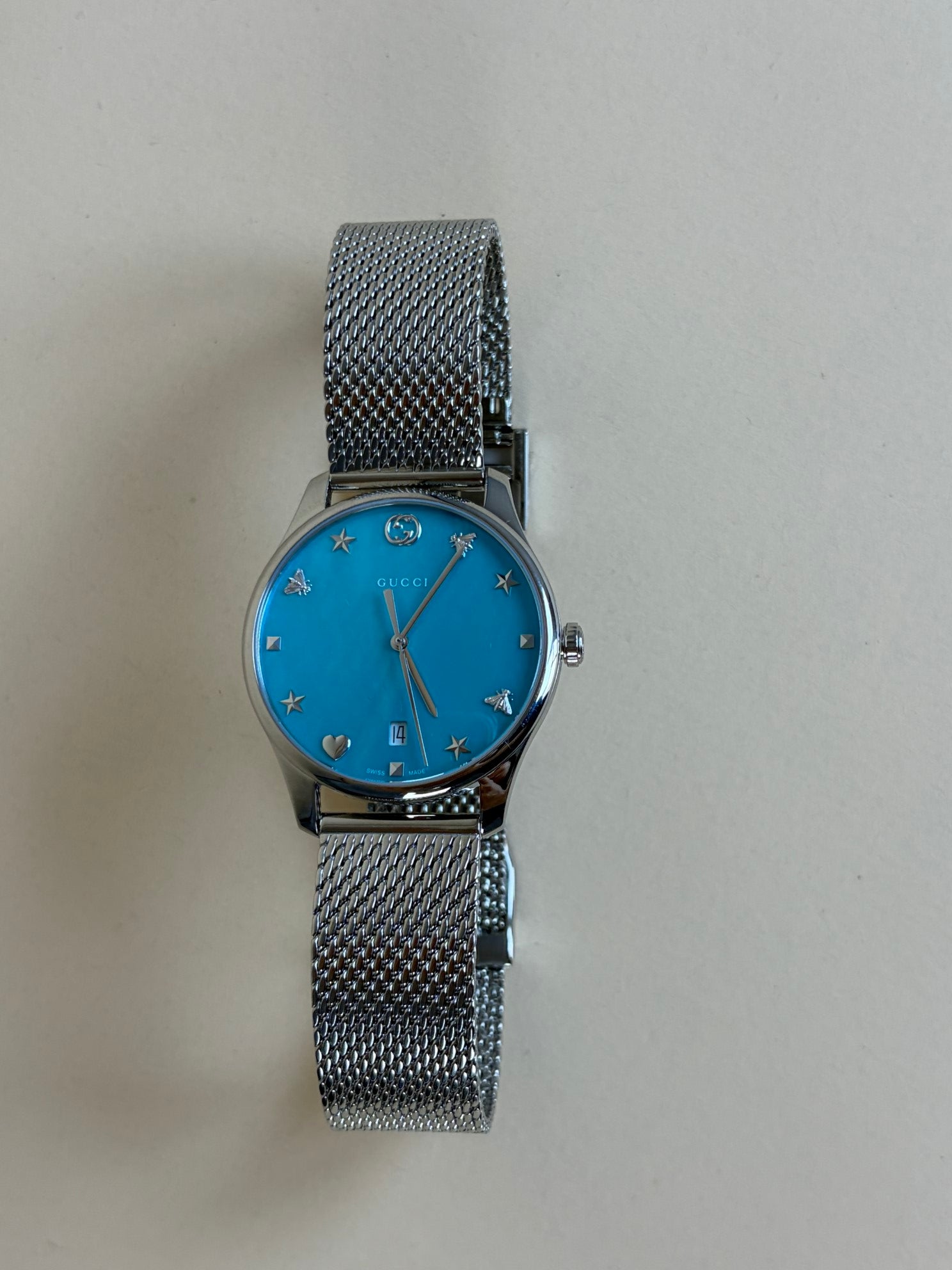 Gucci Stainless Steel Timeless Quartz Watch