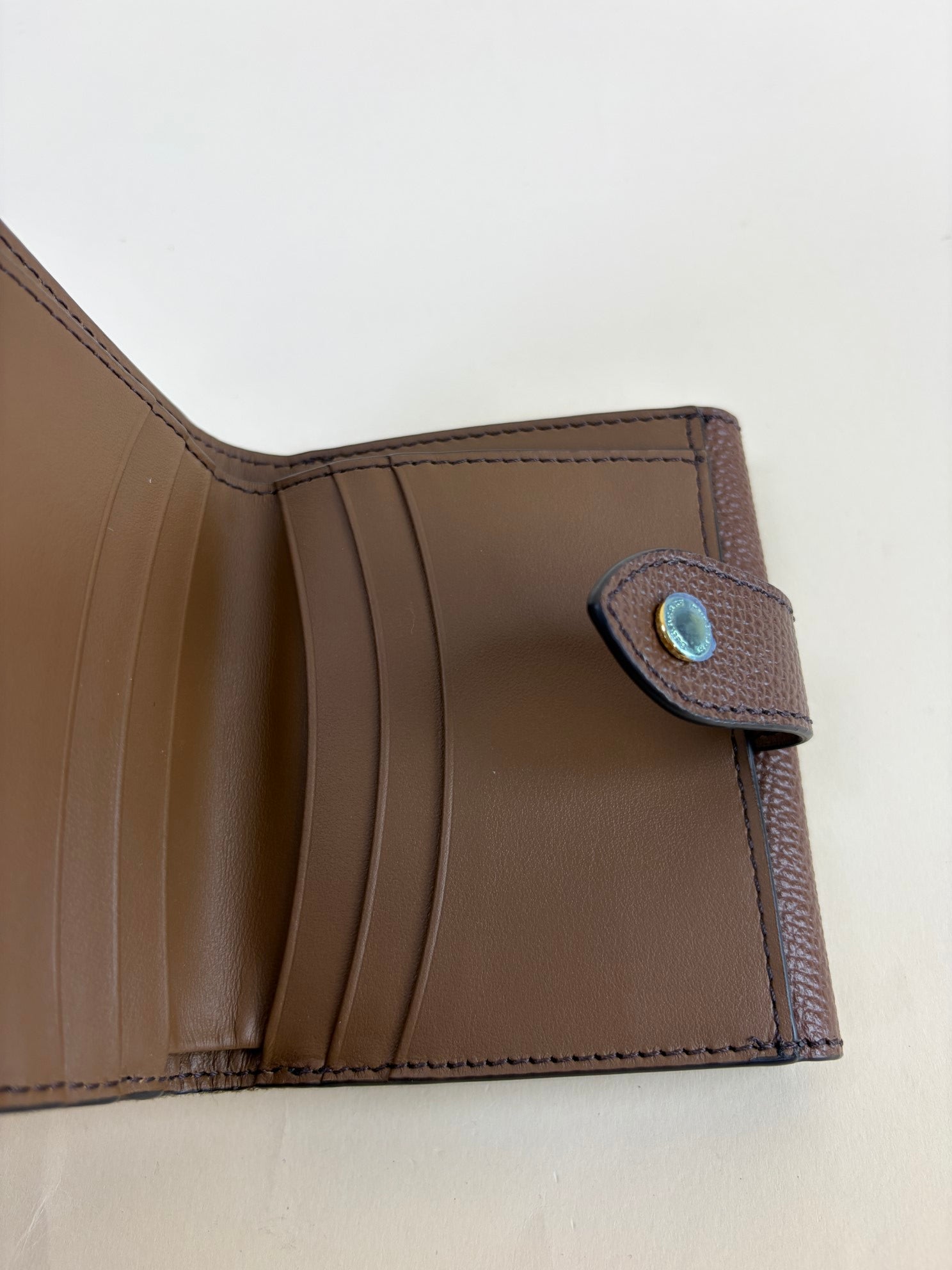 Burberry Brown House Check Huna French Wallet