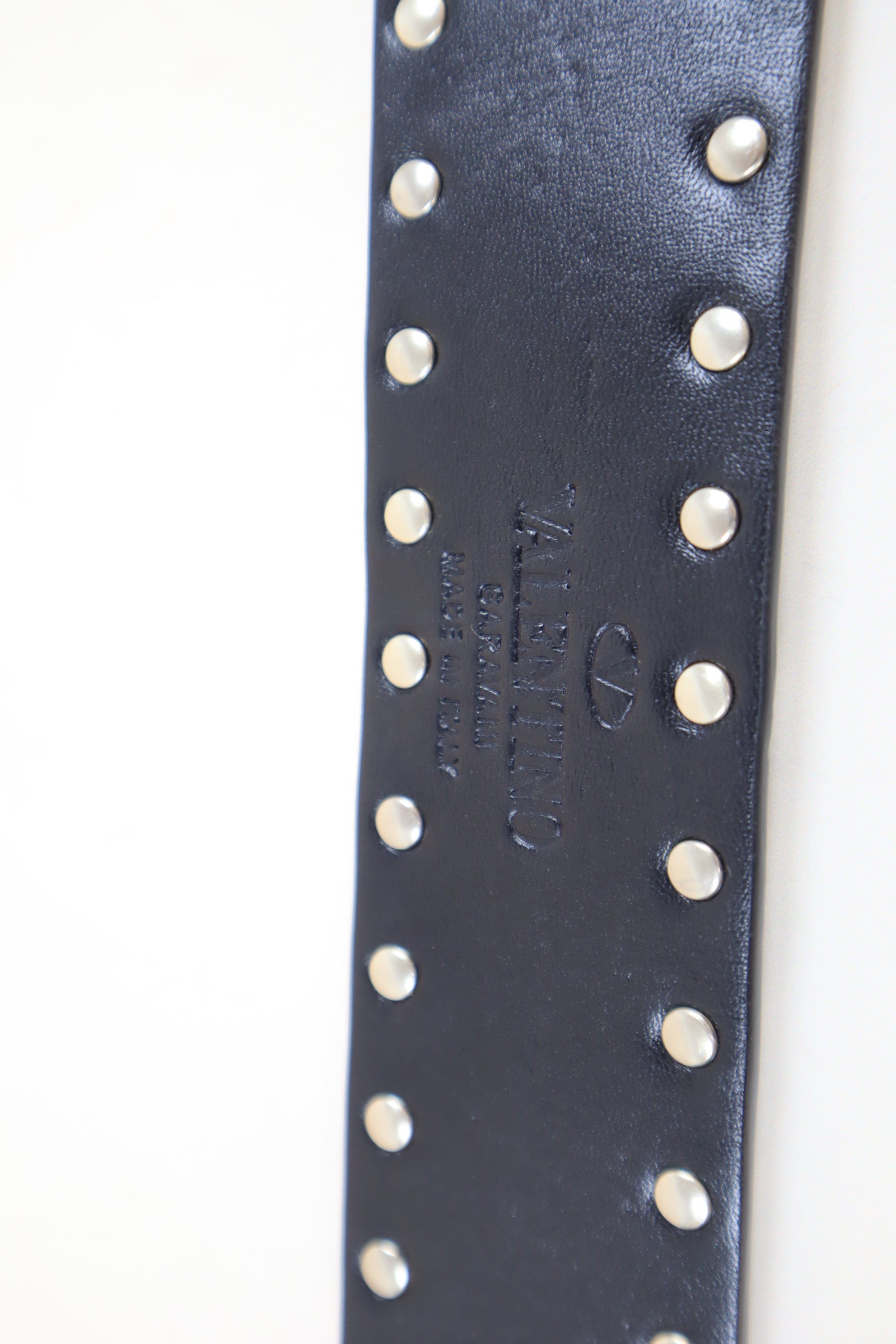 Valentino Black Rockstud Strap