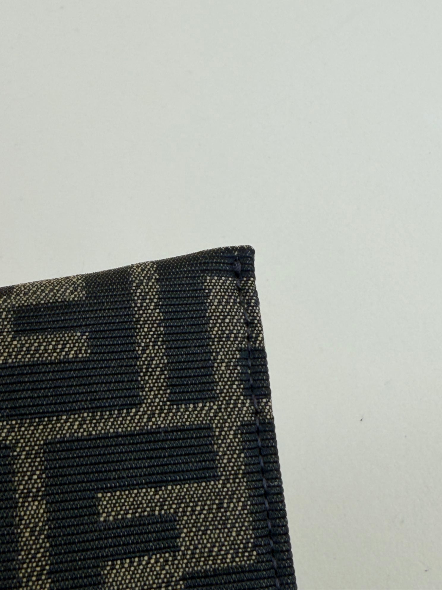 Fendi Brown FF Jacquard Fabric Large Flat Pouch