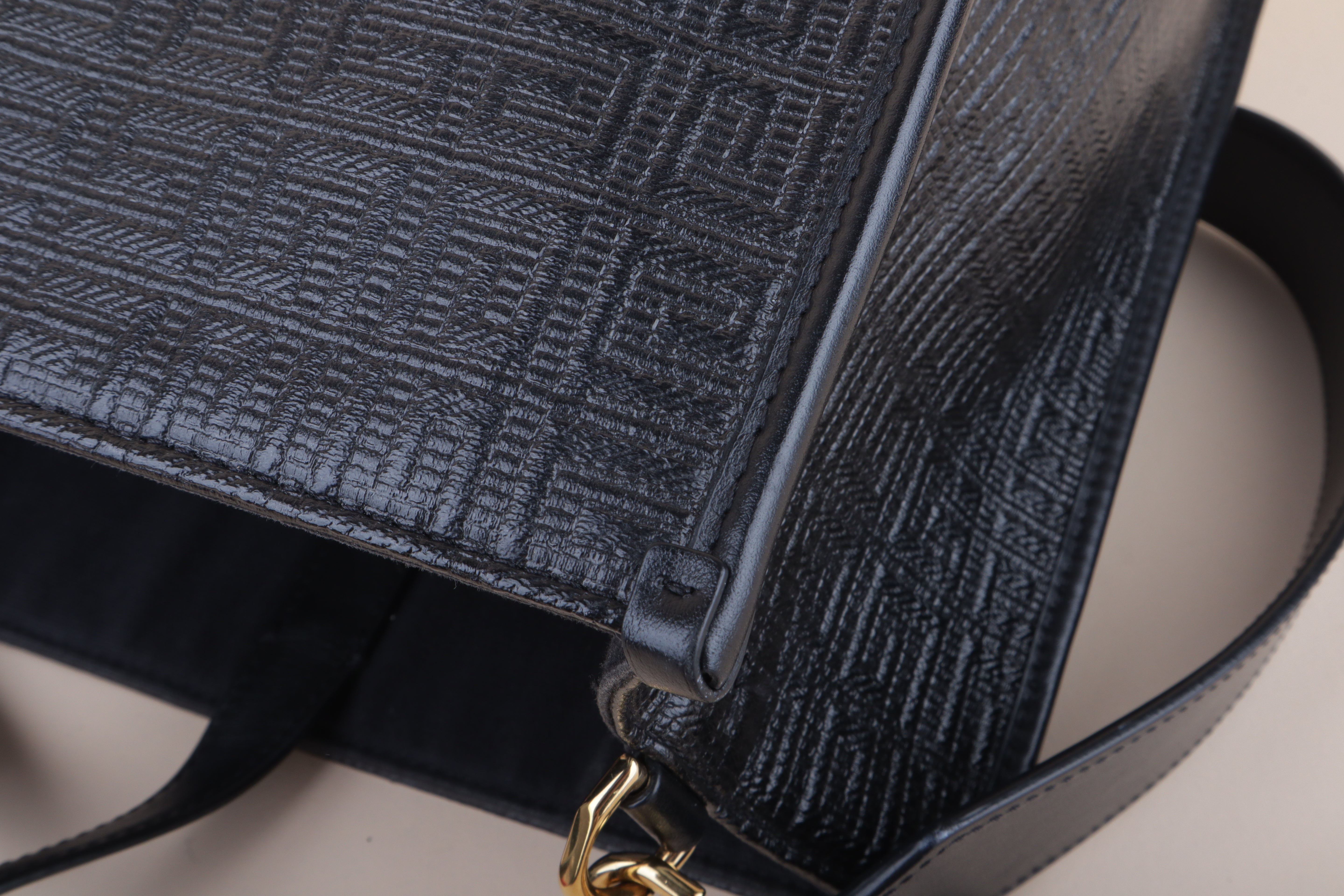 Givenchy Black G-Tote Medium Shopping Bag